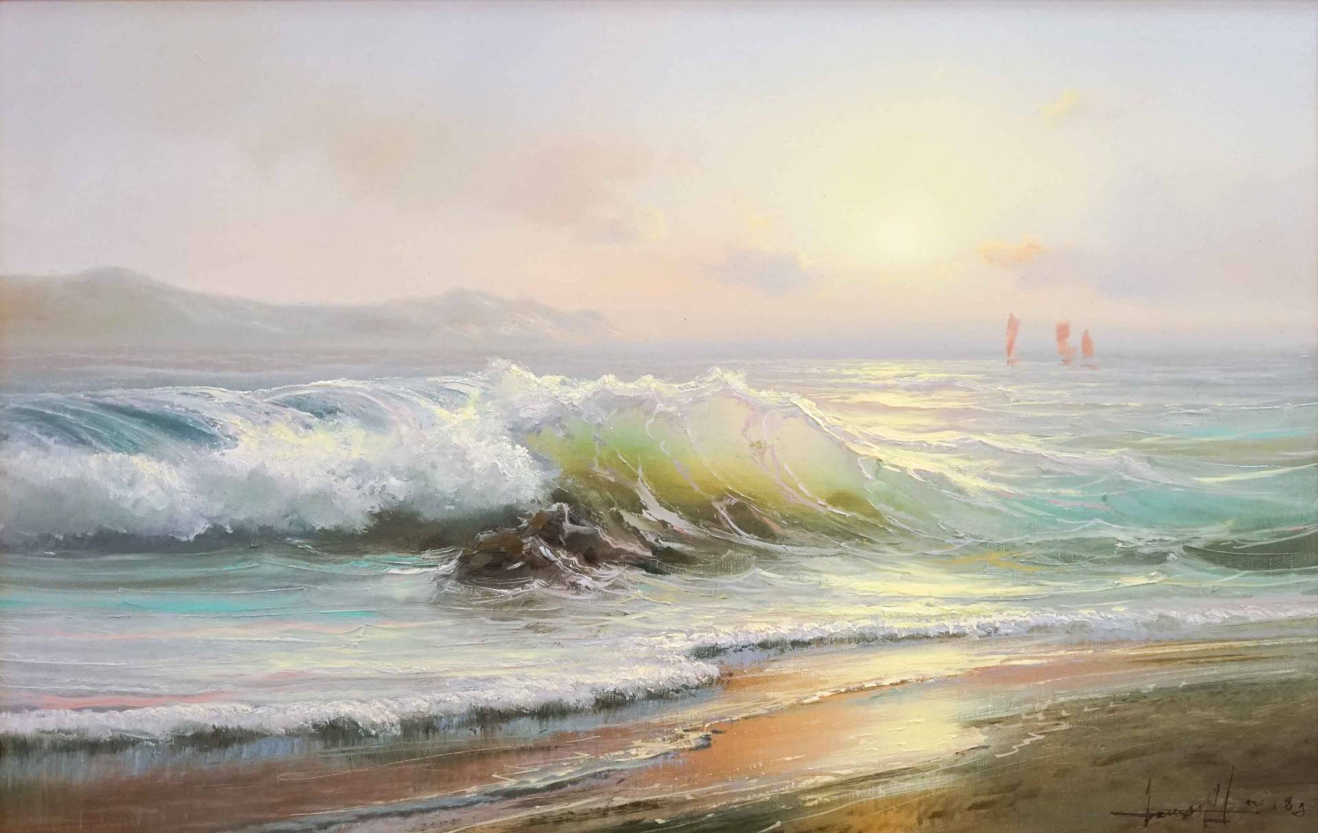 Sea Surf, Dmitry Balakhonov, Buy the painting Oil