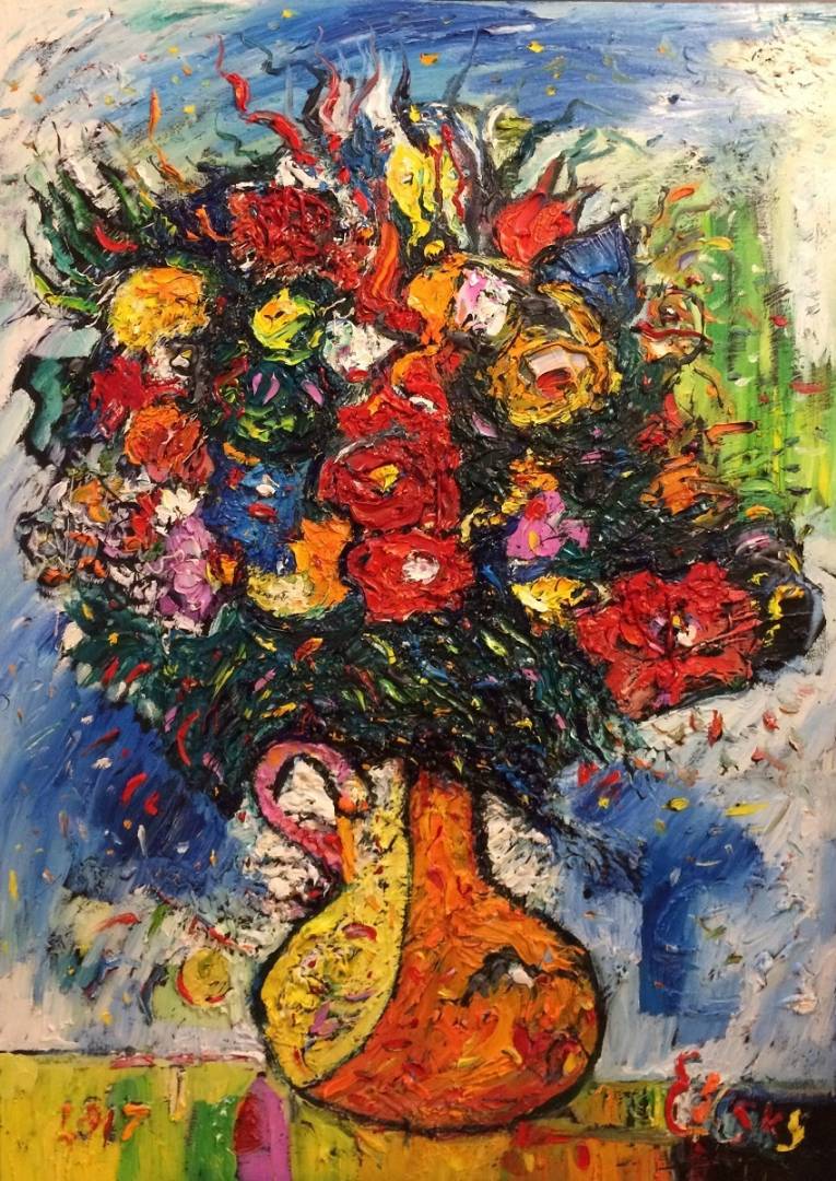 Royal bouquet, Andrey Eletskiy , Buy the painting Oil