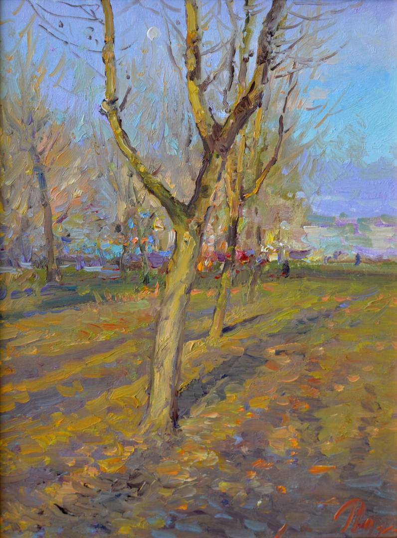 Spring Evening, Rustem Khuzin, Buy the painting Oil