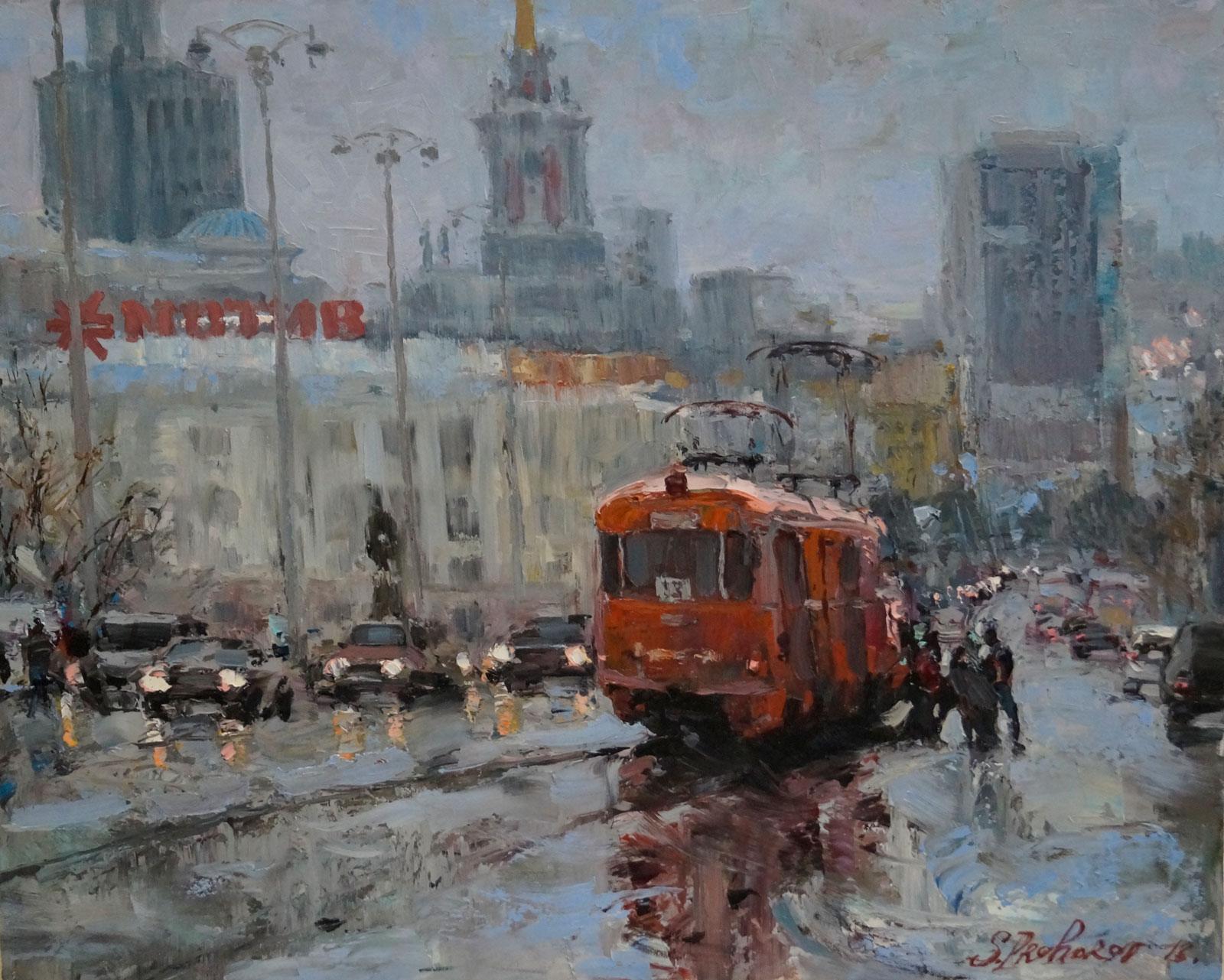 Motive - 1, Sergei Prokhorov, Buy the painting Oil