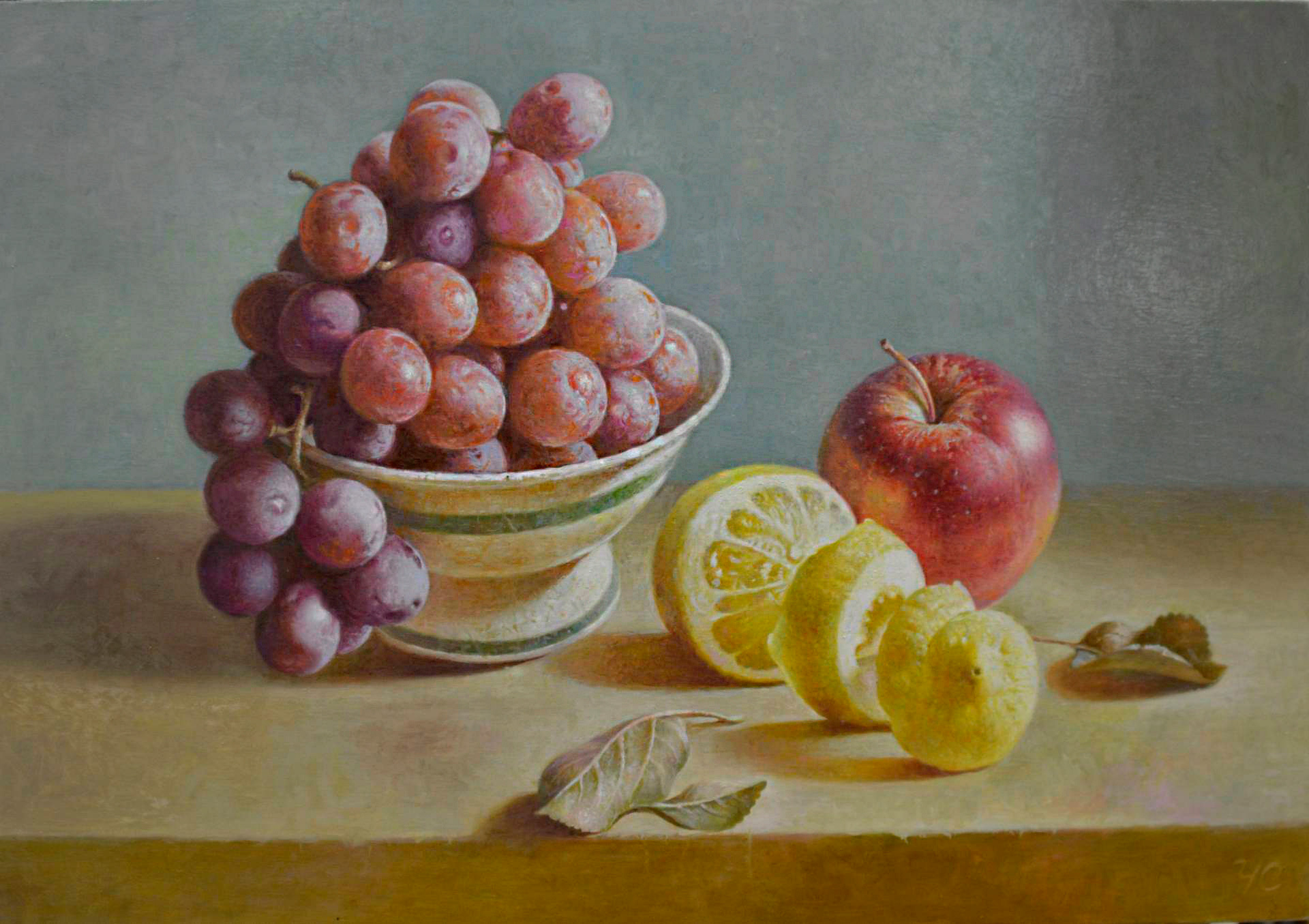 Still Life with Lemon, Stanislav Chadov, Buy the painting Oil