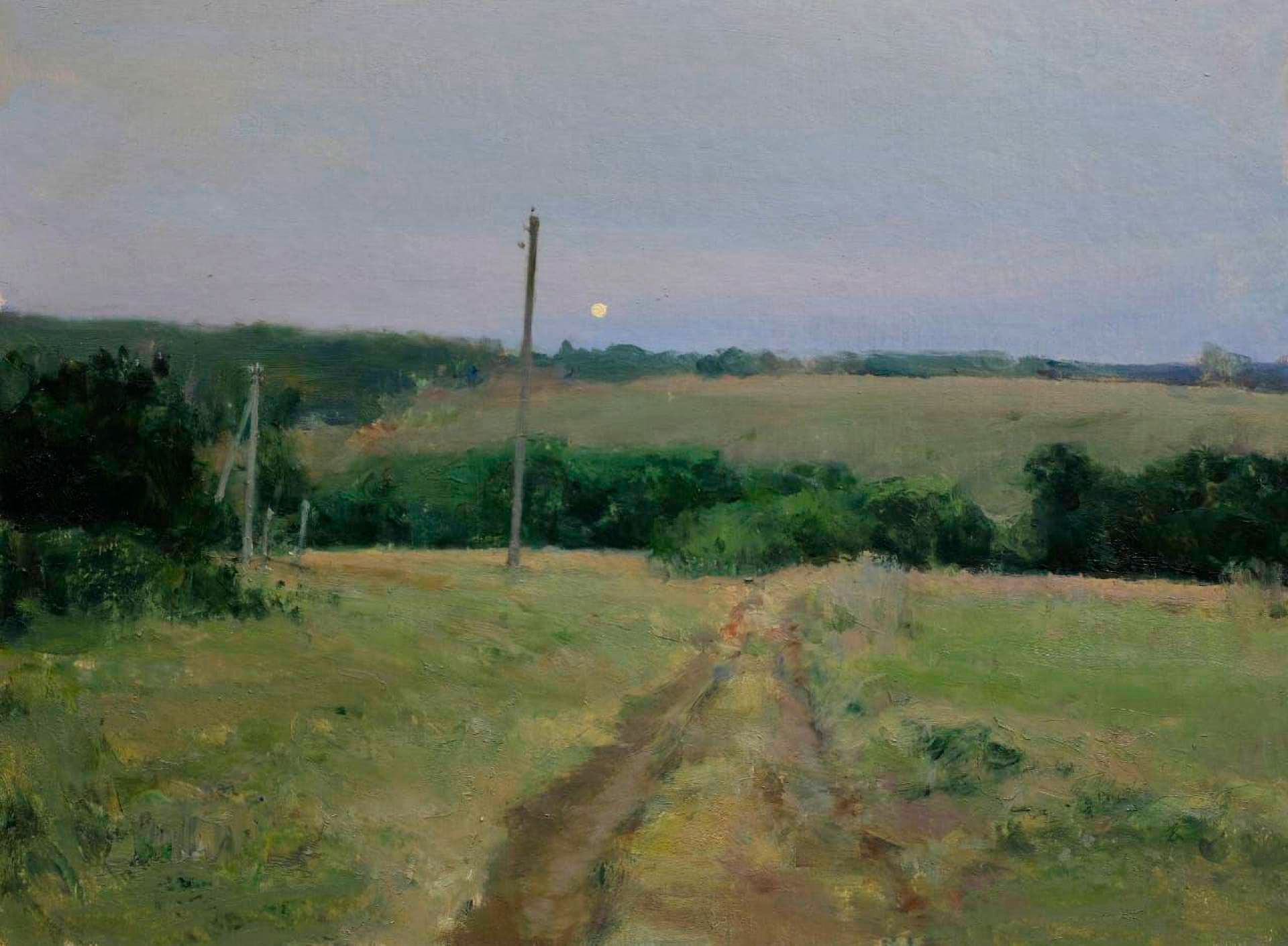 Sketch. Evening landscape - 1, Vladimir Kirillov, Buy the painting Oil