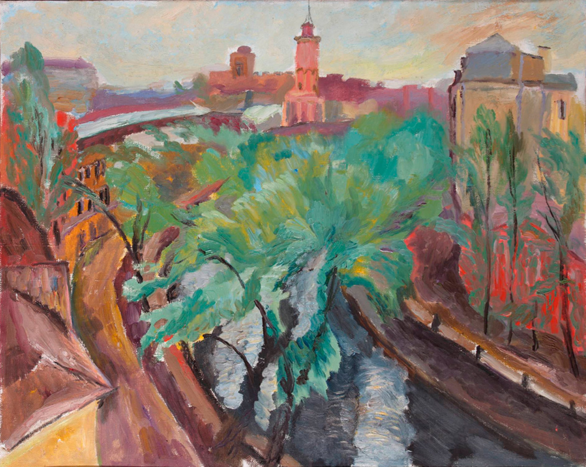 Catherine canal, Kirill Leshchinsky, Buy the painting Oil