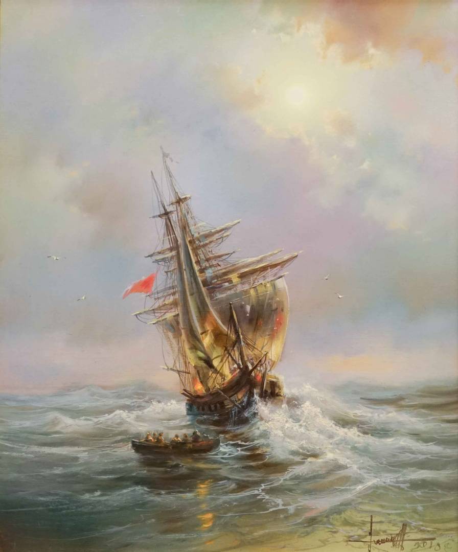 On the Sea - 1, Dmitry Balakhonov, Buy the painting Oil