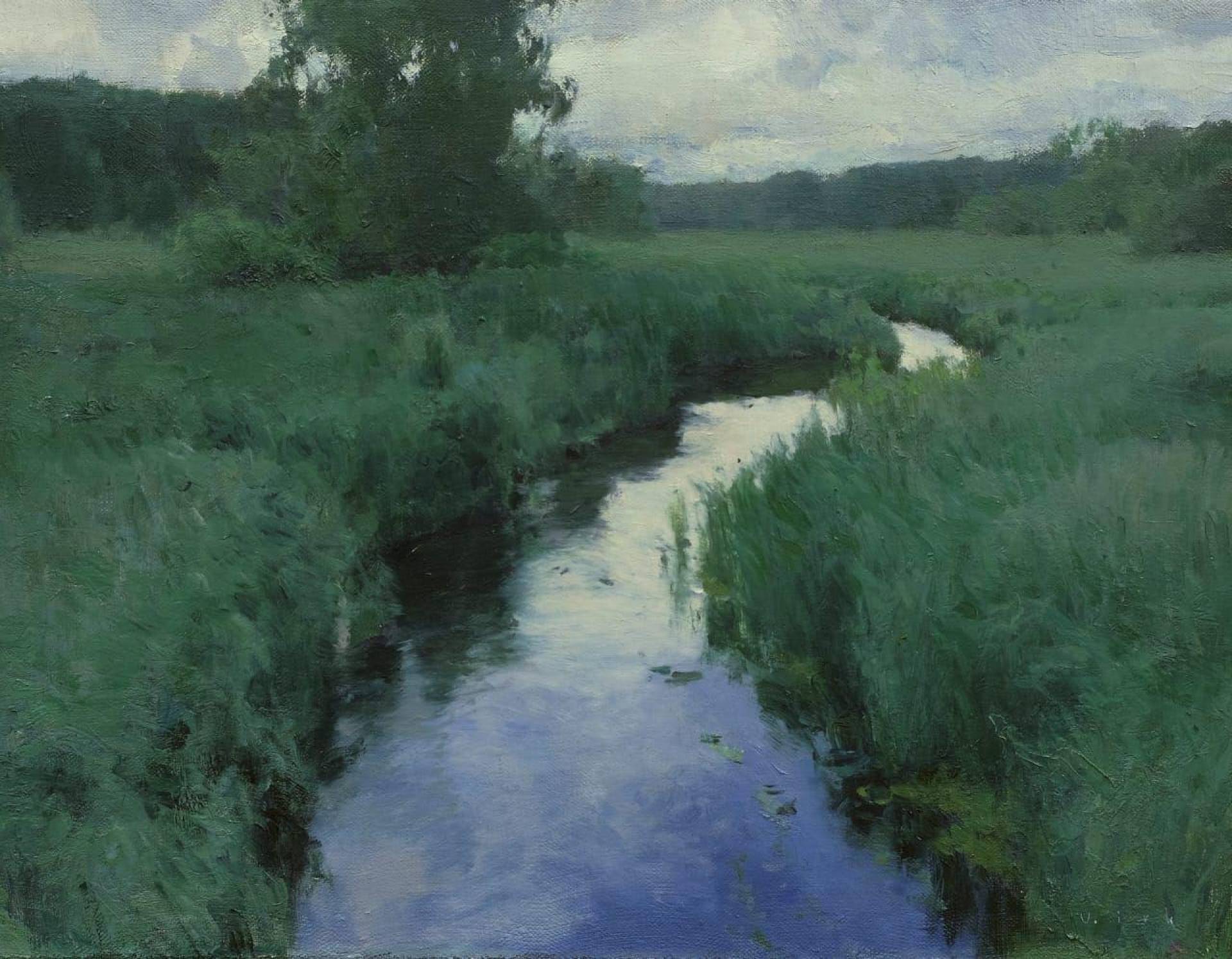 River, Vladimir Kirillov, Buy the painting Oil