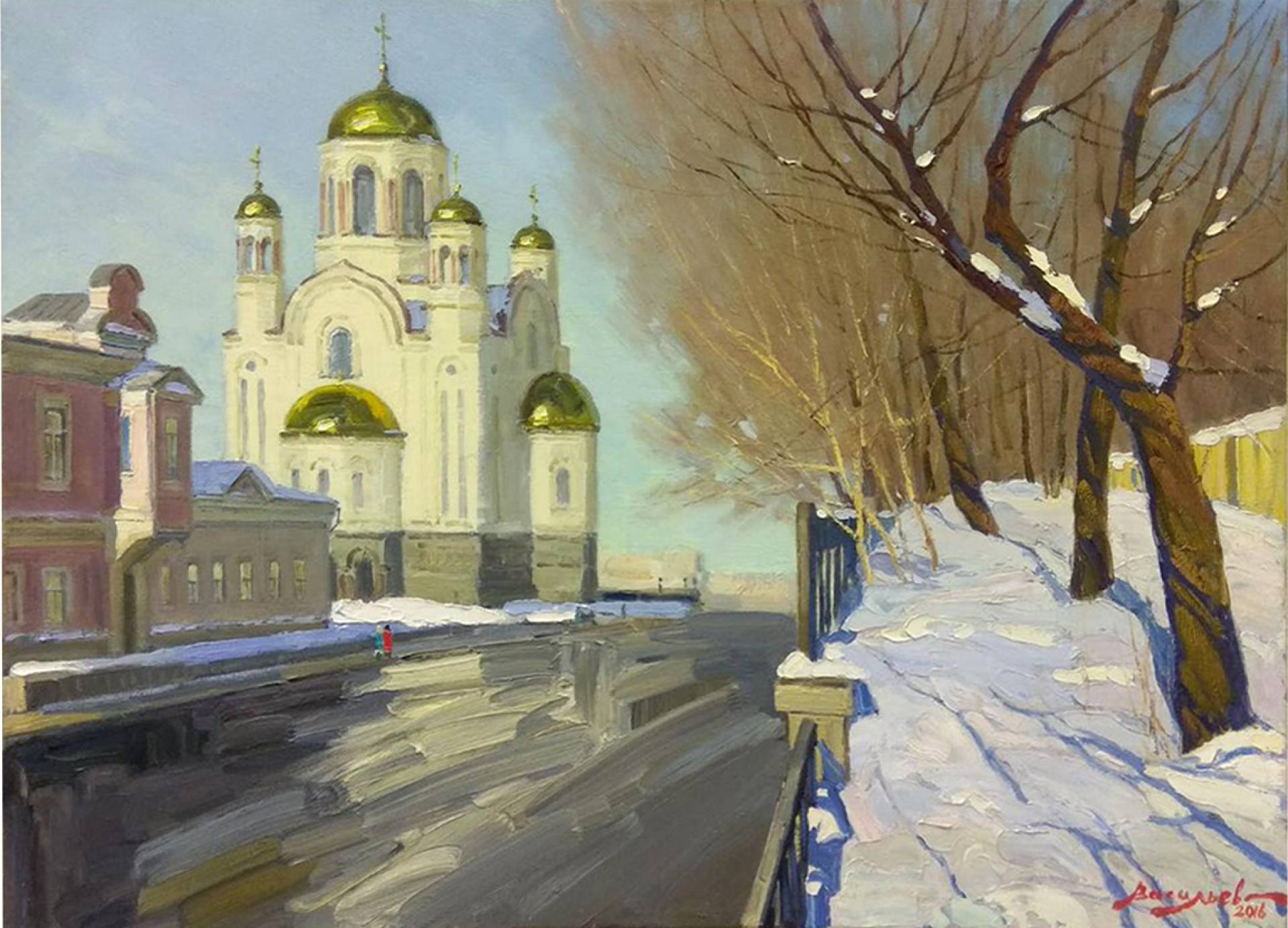 Spring in Yekaterinburg, Dmitry Vasiliev, Buy the painting Oil