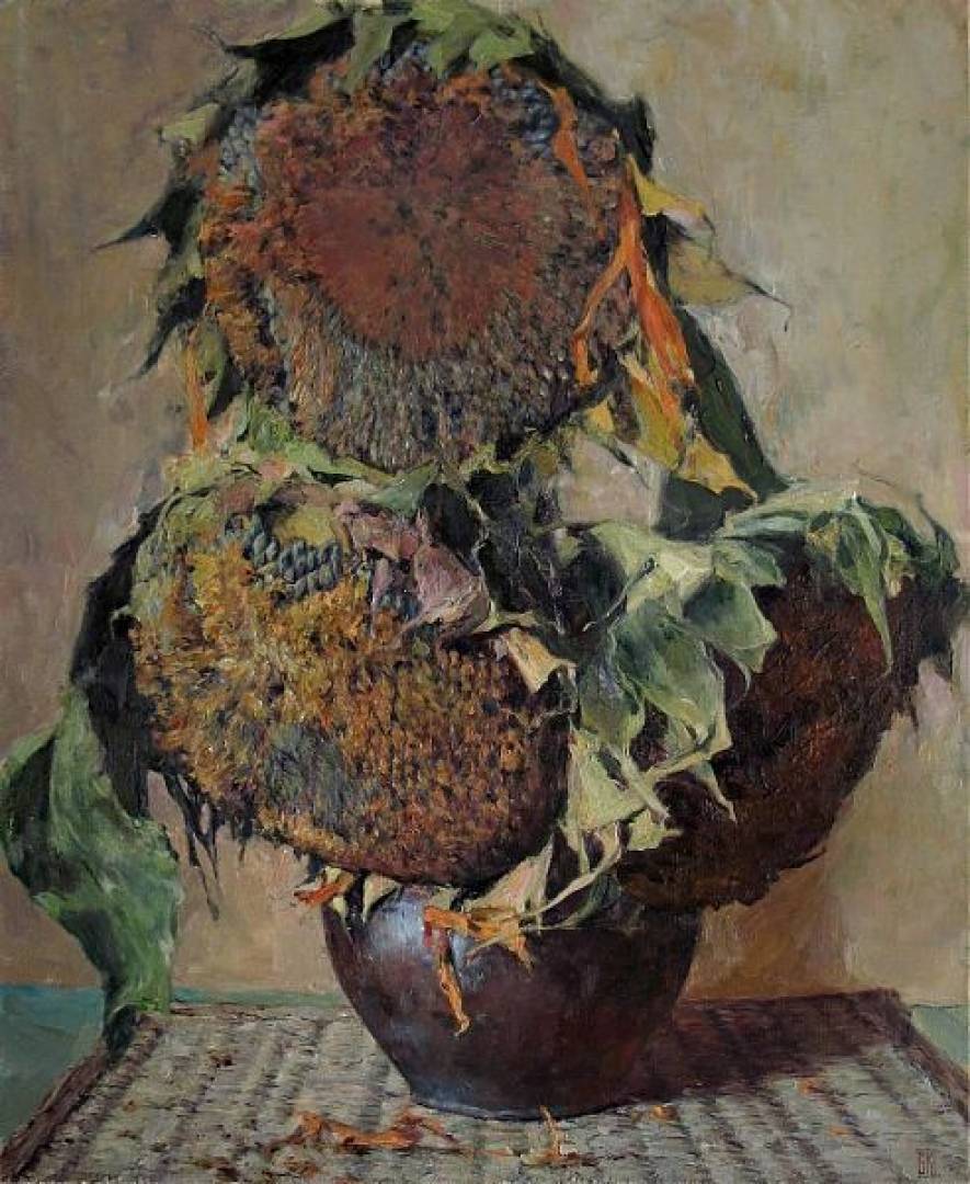 Sunflowers, Vladimir Kirillov, Buy the painting Oil
