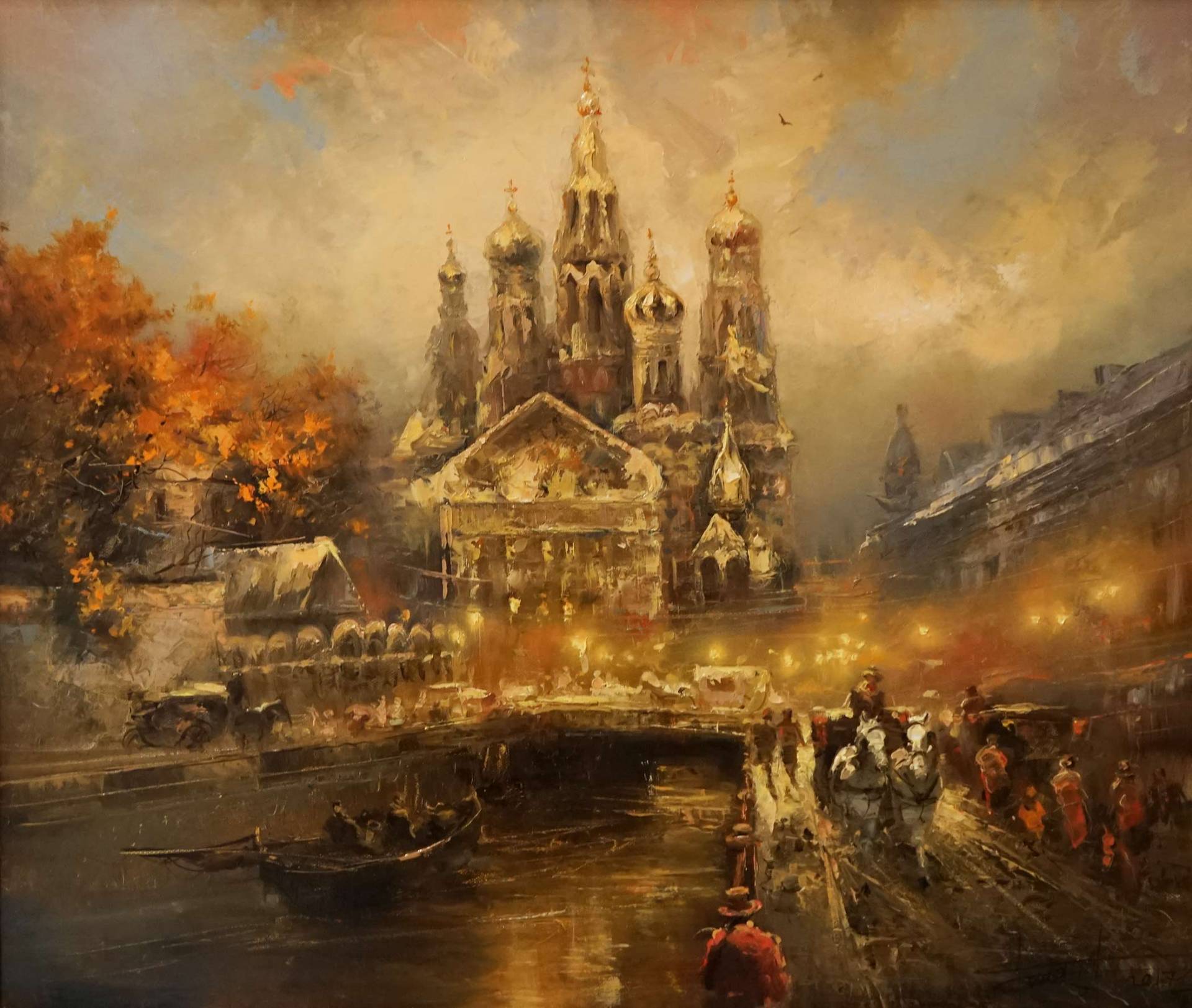 A View of the Cathedral - 1, Dmitry Balakhonov, Buy the painting Oil
