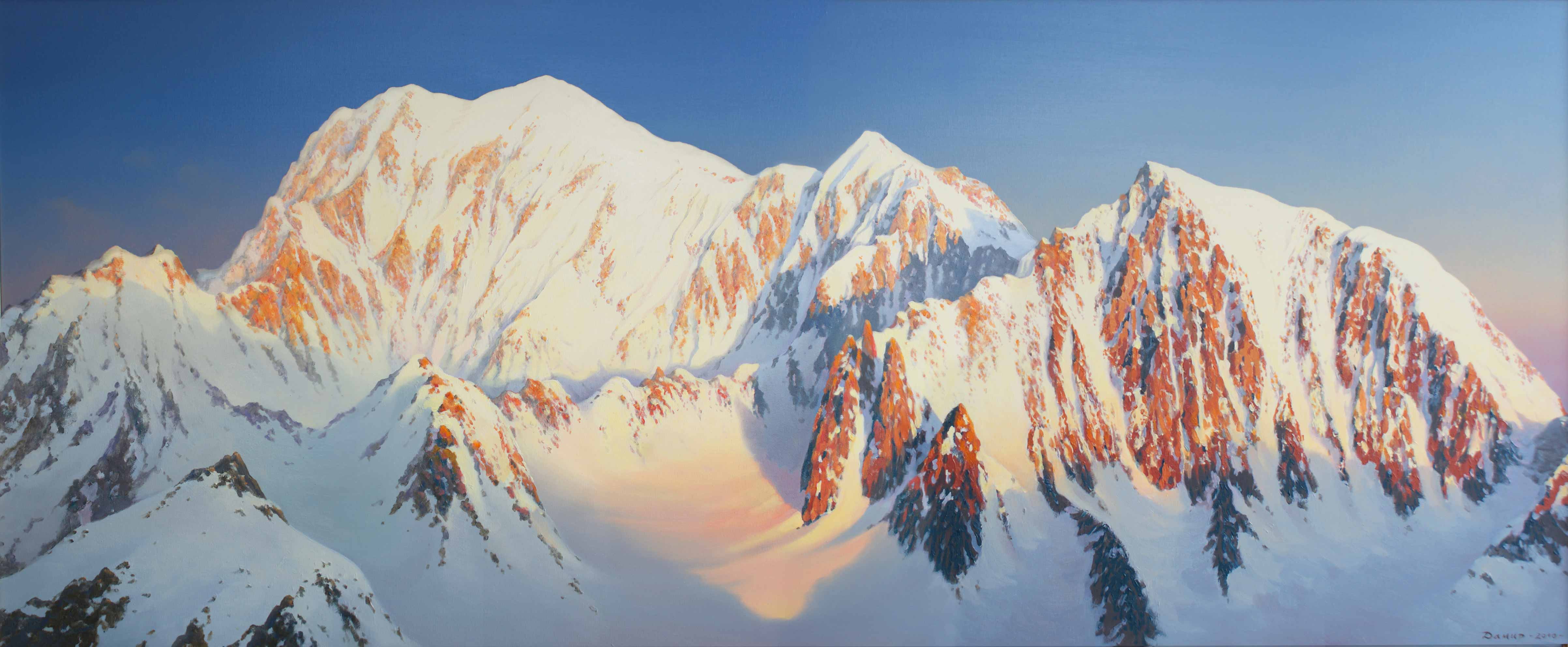 Mountain peak, Damir Krivenko, Buy the painting Oil