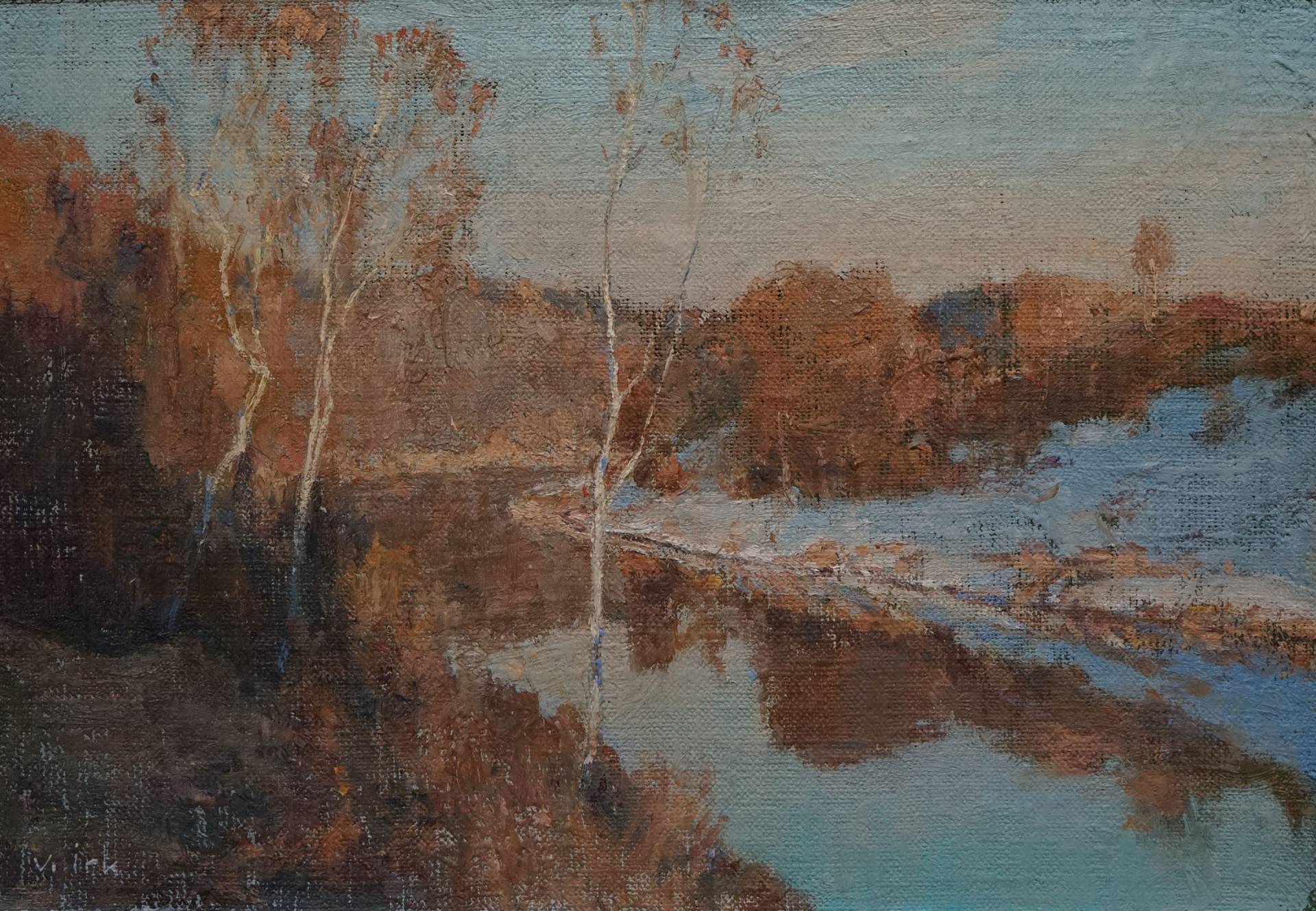 Birches, Vladimir Kirillov, Buy the painting Oil