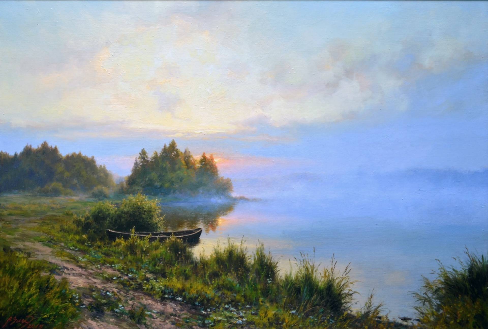 Summer Evening, Vadim Zainullin, Buy the painting Oil