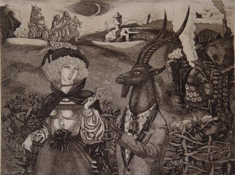  - 1, , Buy the painting Etching