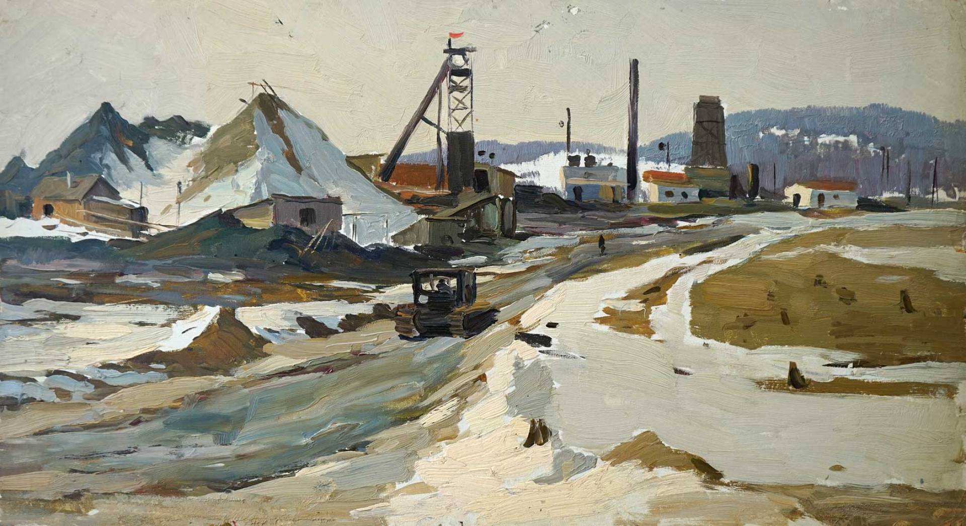 Gumyoshevsky Mine - 1, Boris Glushkov, Buy the painting Oil