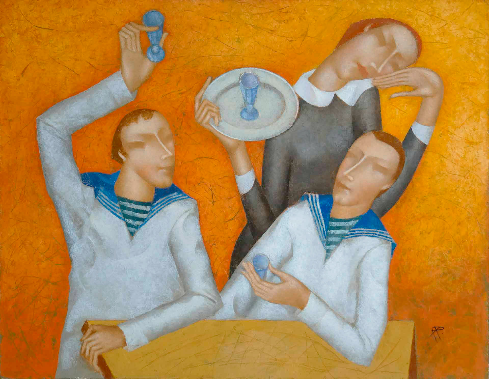 Meeting - 1, Nikolai Reznichenko, Buy the painting Oil