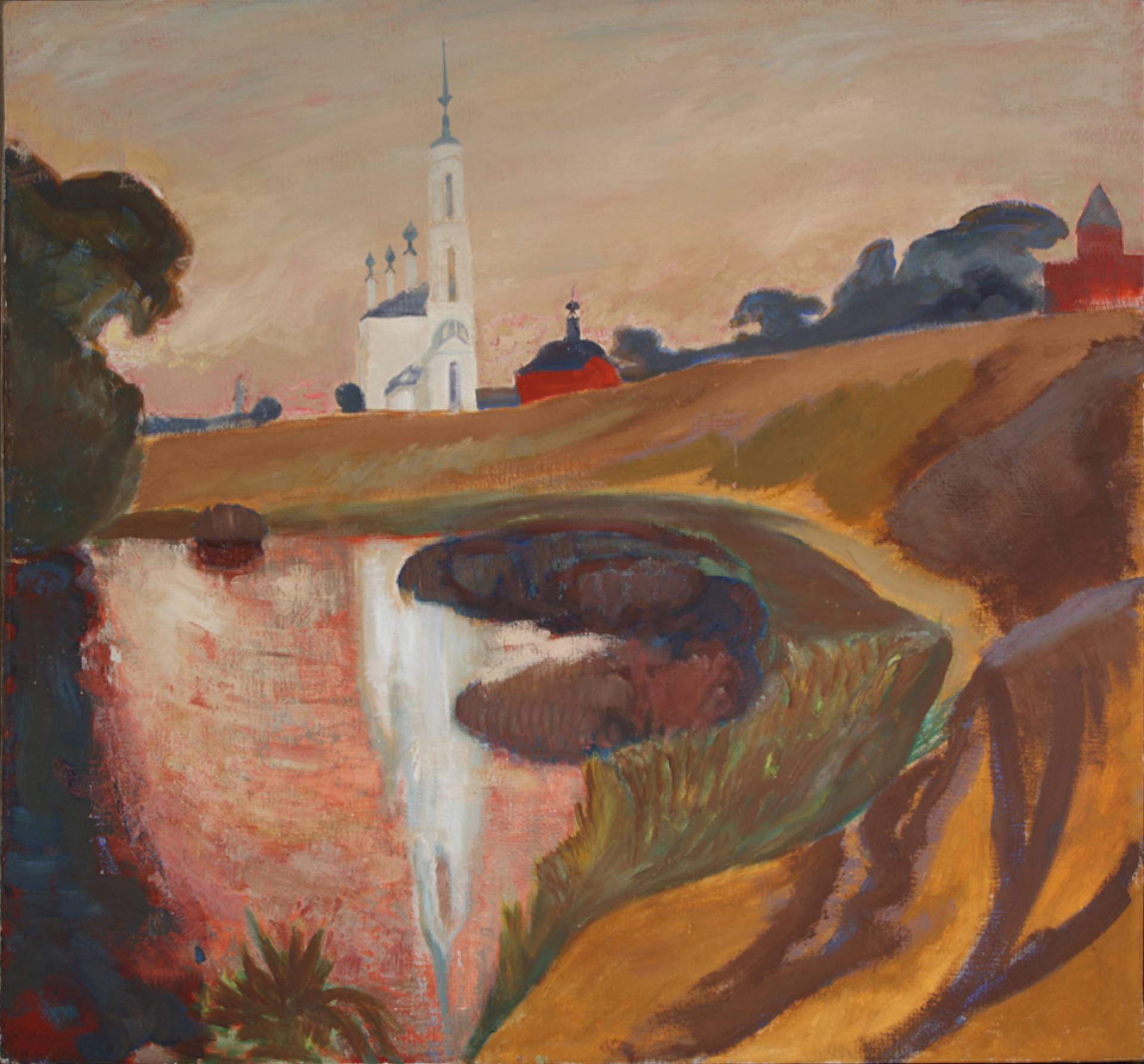 Churches, Kirill Leshchinsky, Buy the painting Oil