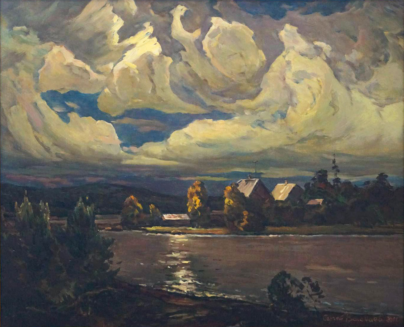 Before the Thunderstorm, Sergei Volochaev, Buy the painting Oil