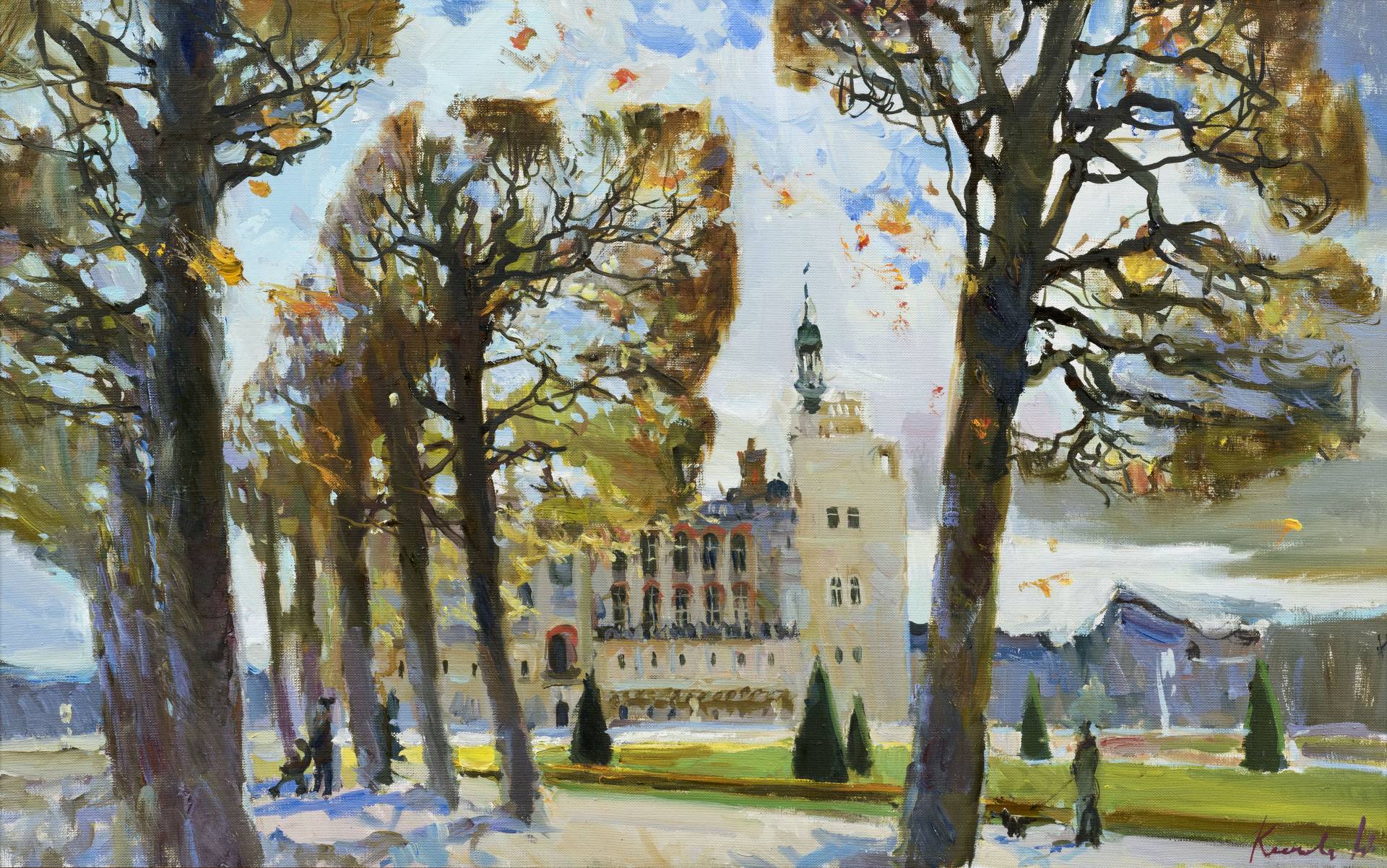 Autumn day. Saint-Germain  - 1, Julia Kostsova, Buy the painting Oil