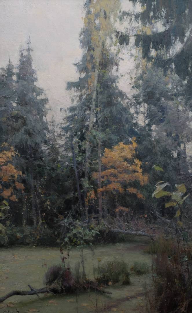 Gray forest, Vladimir Kirillov, Buy the painting Oil