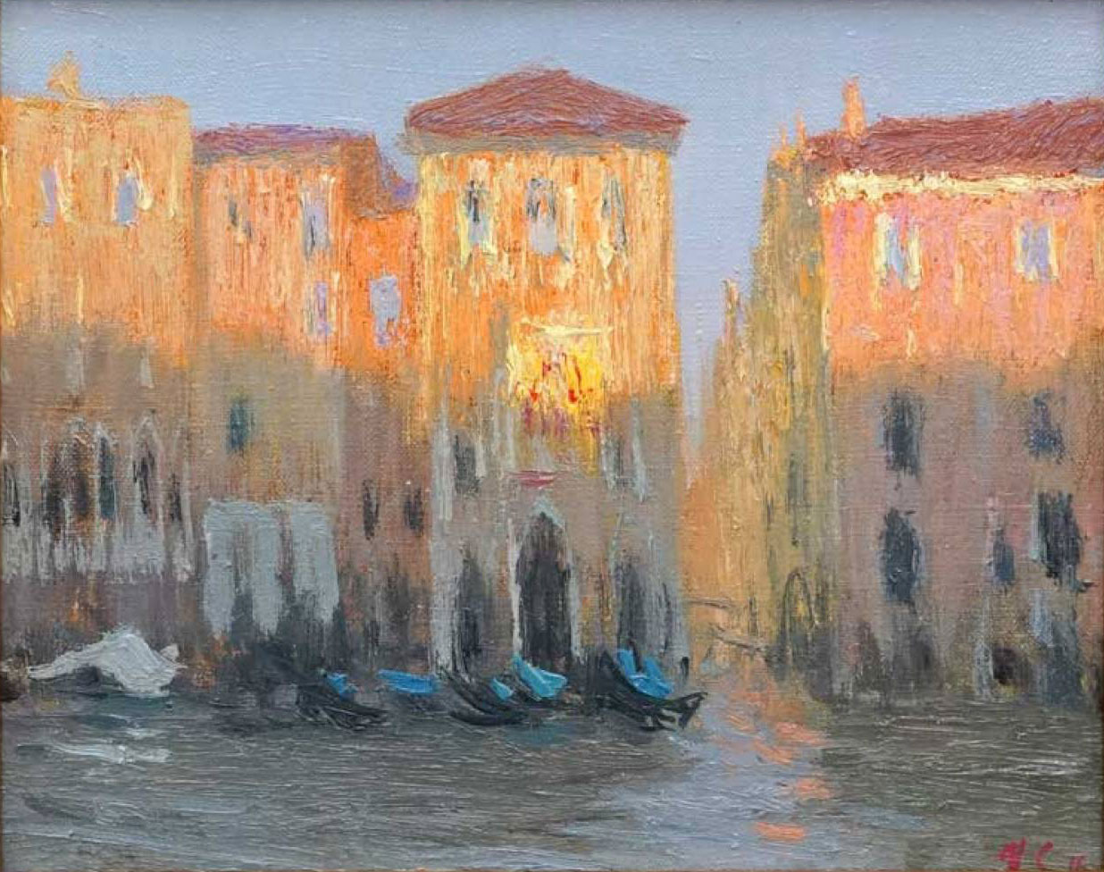 Venice. Evening - 1, Ivan Skorobogatov, Buy the painting Oil