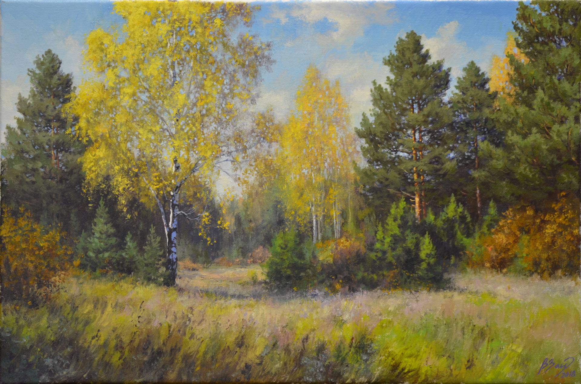 Pure Autumn, Vadim Zainullin, Buy the painting Oil