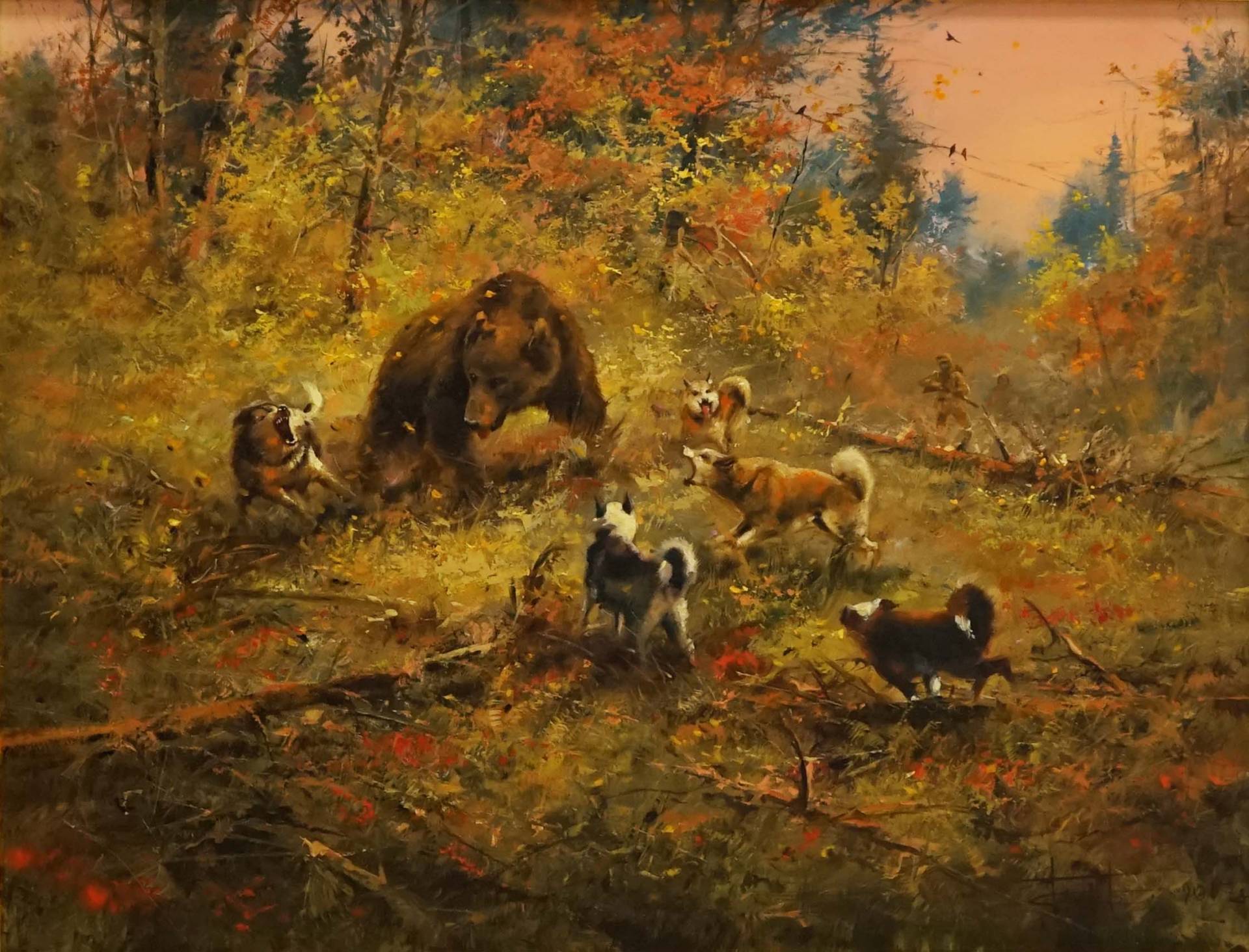 Hunting, Dmitry Balakhonov, Buy the painting Oil