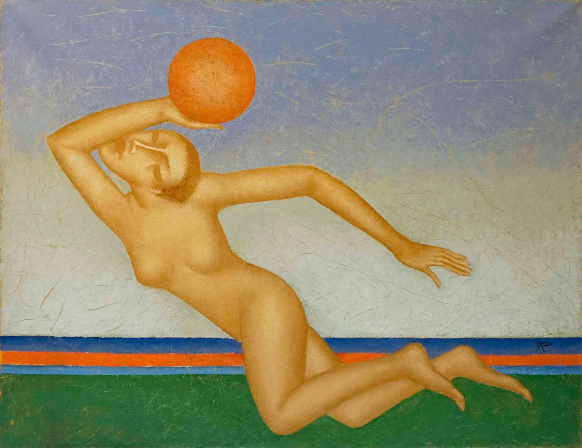Summer, Ball Game - 1, Nikolai Reznichenko, Buy the painting Oil