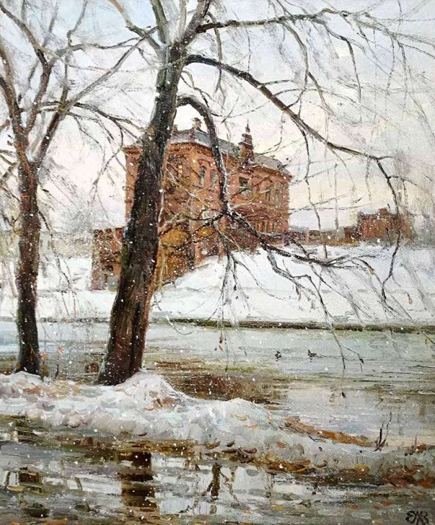 Snow In May - 1, Alexey Efremov, Buy the painting Oil