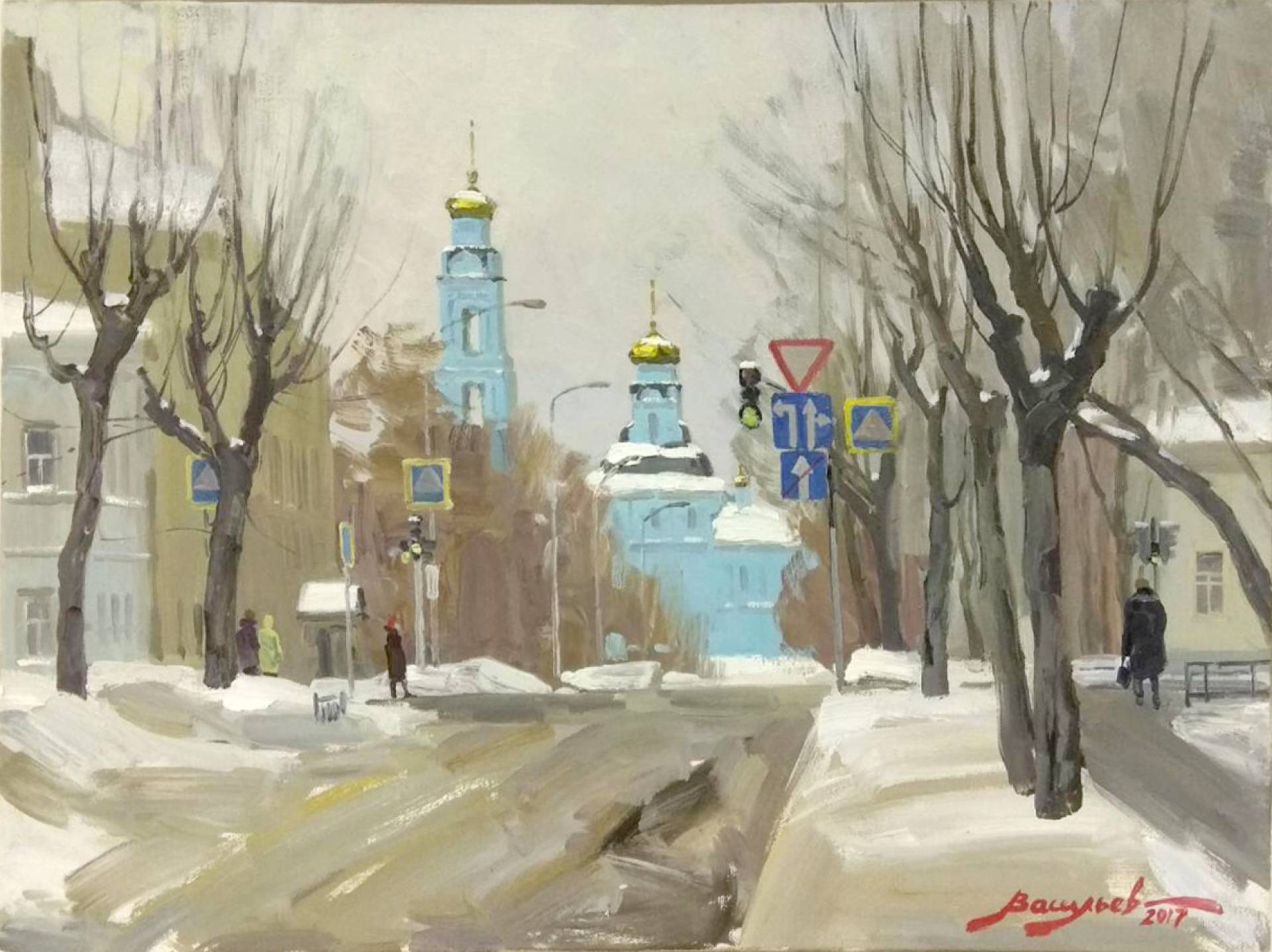 On Turgenev street, Dmitry Vasiliev, Buy the painting Oil