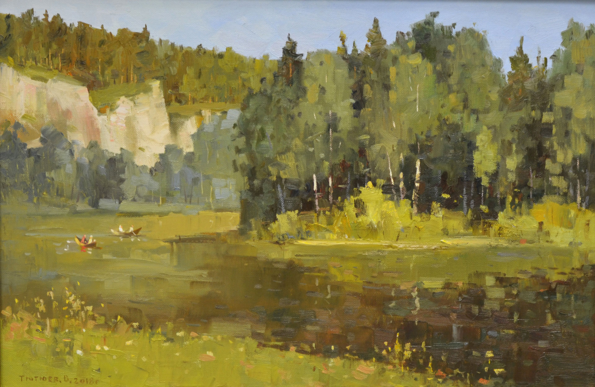 On Chusovaya River, Vladimir Tyutyuev, Buy the painting Oil