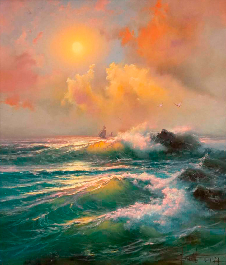 Tender Sea - 1, Dmitry Balakhonov, Buy the painting Oil