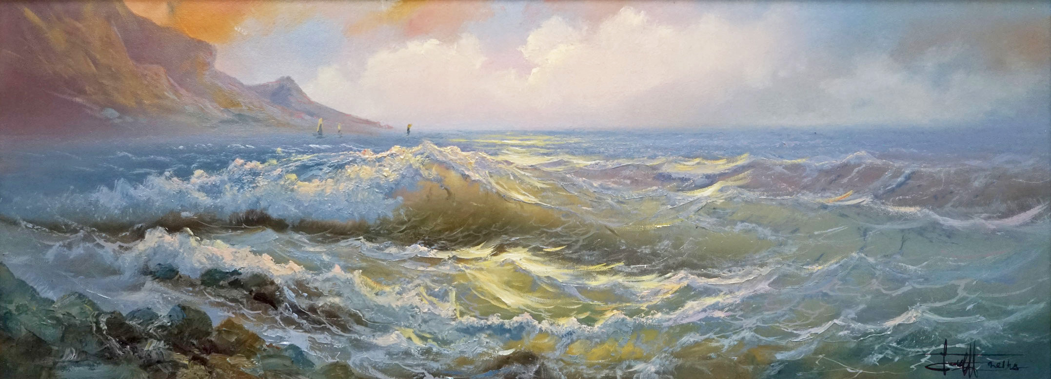 Seashore, Dmitry Balakhonov, Buy the painting Oil