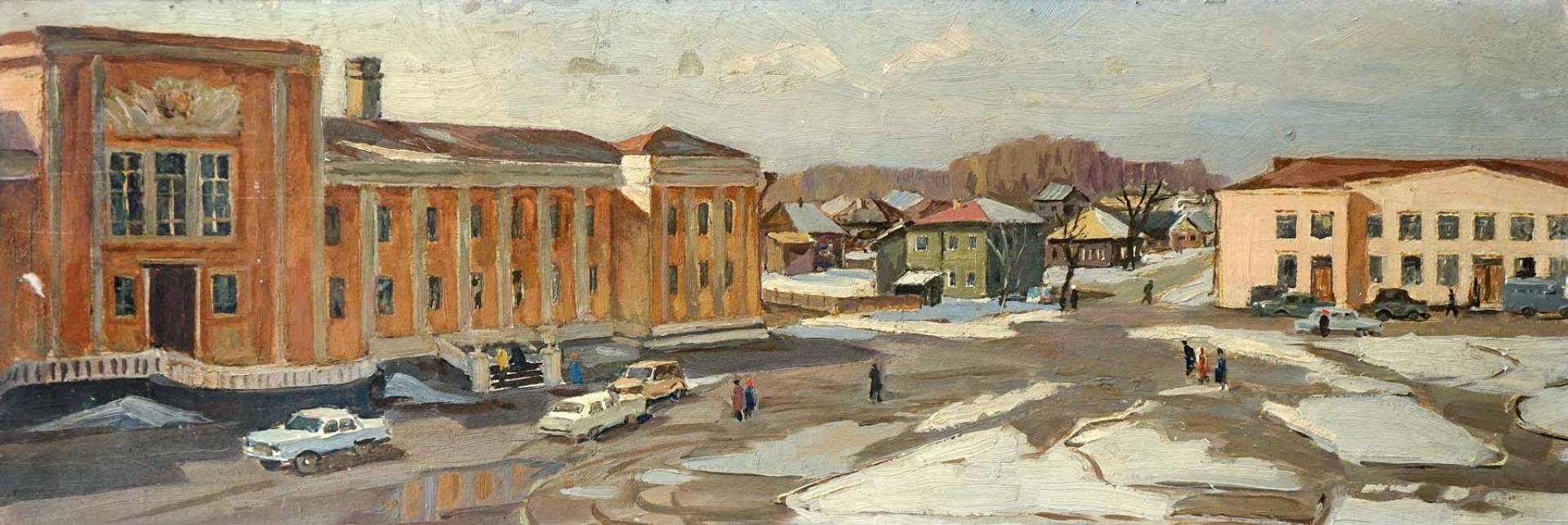 Shushenskoye. New Square - 1, Boris Glushkov, Buy the painting Oil