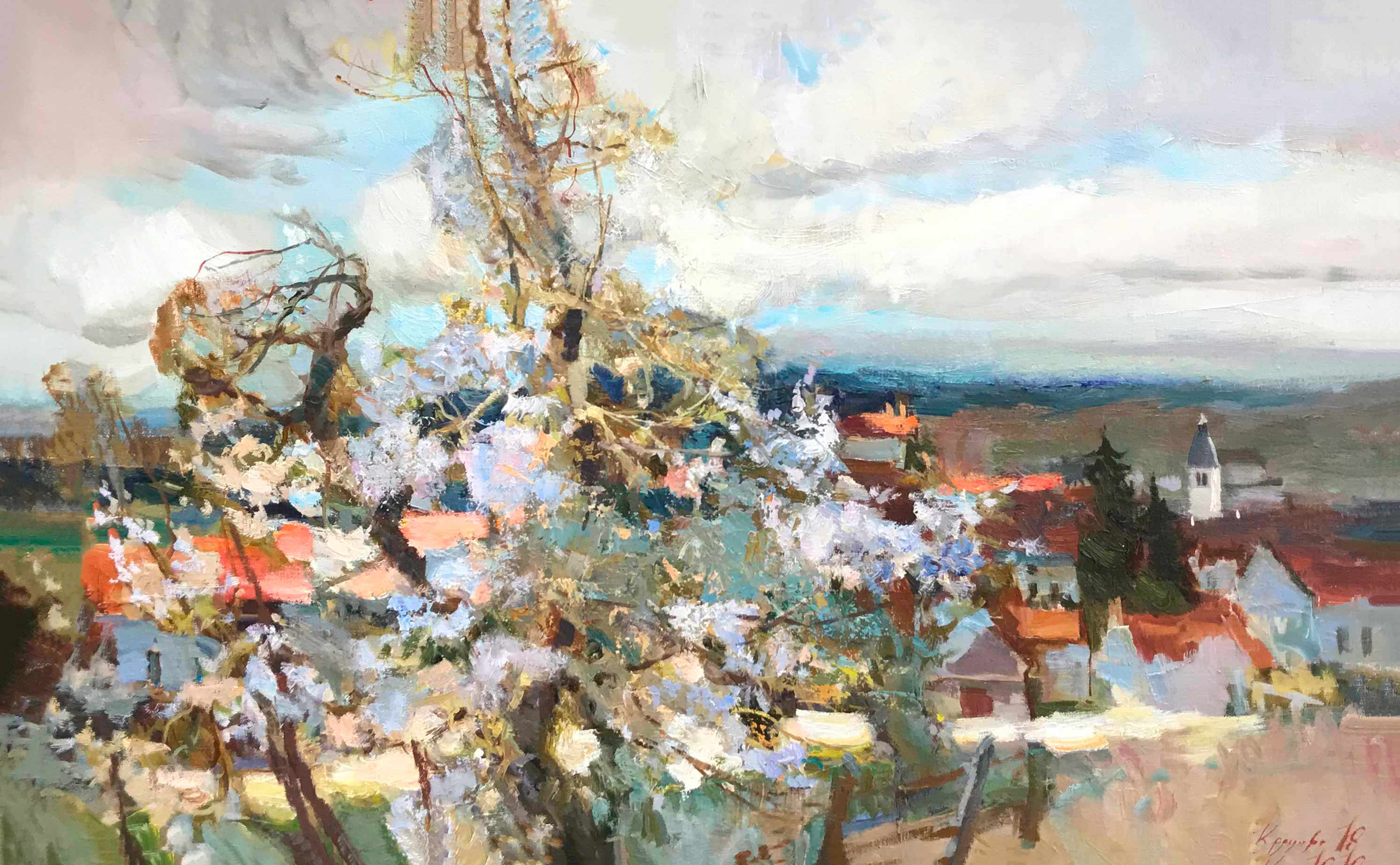 French spring - 1, Julia Kostsova, Buy the painting Oil