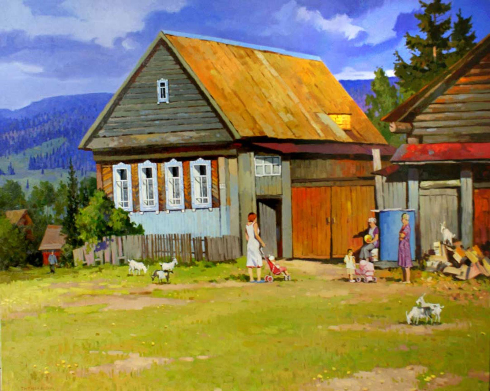 Family, Vladimir Tyutyuev, Buy the painting Oil