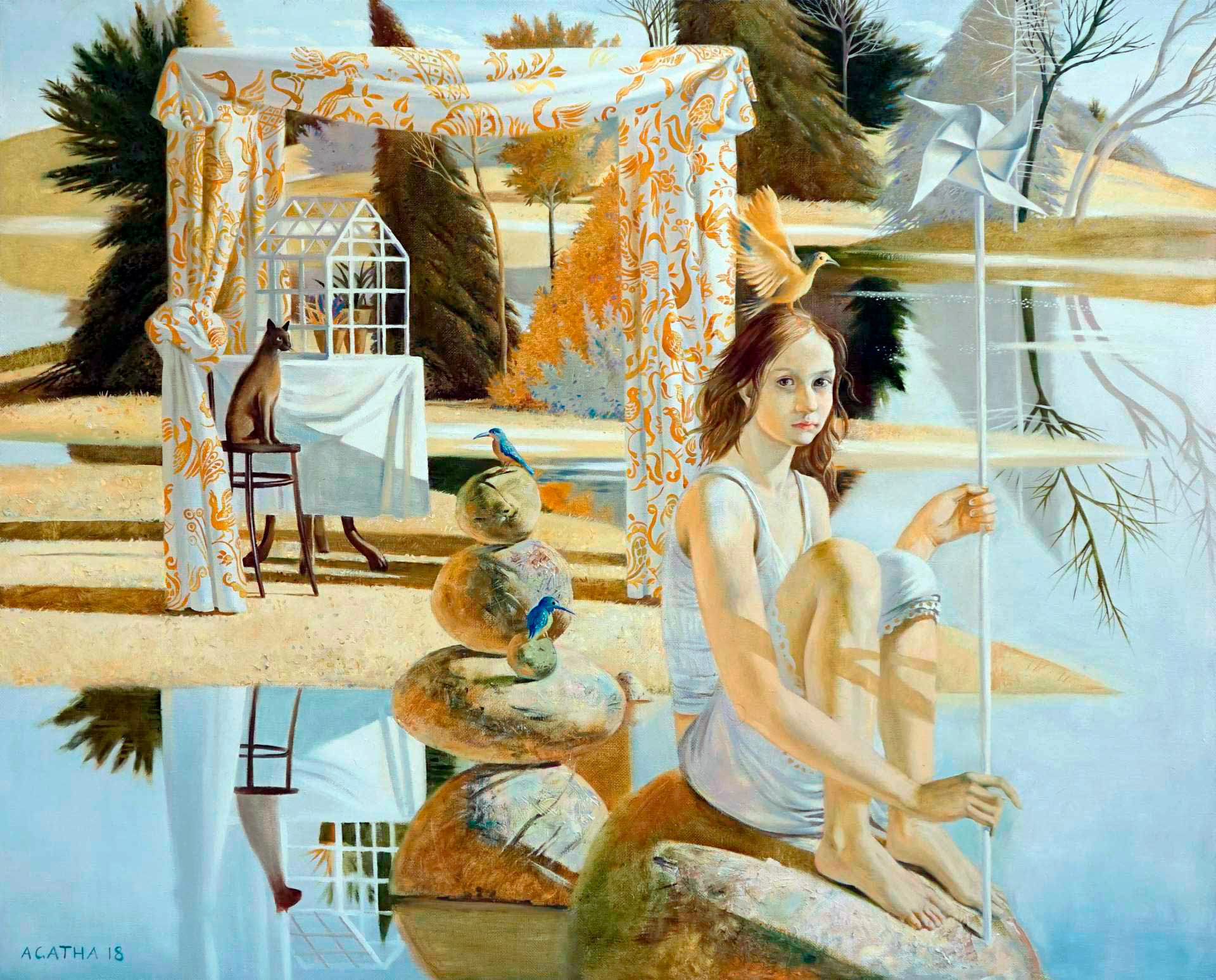 On the Shore, Agatha Belaya , Buy the painting Oil