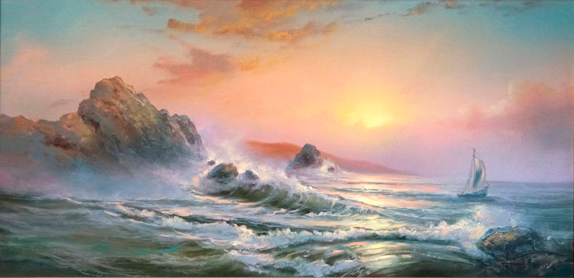 Warm Sea, Dmitry Balakhonov, Buy the painting Oil