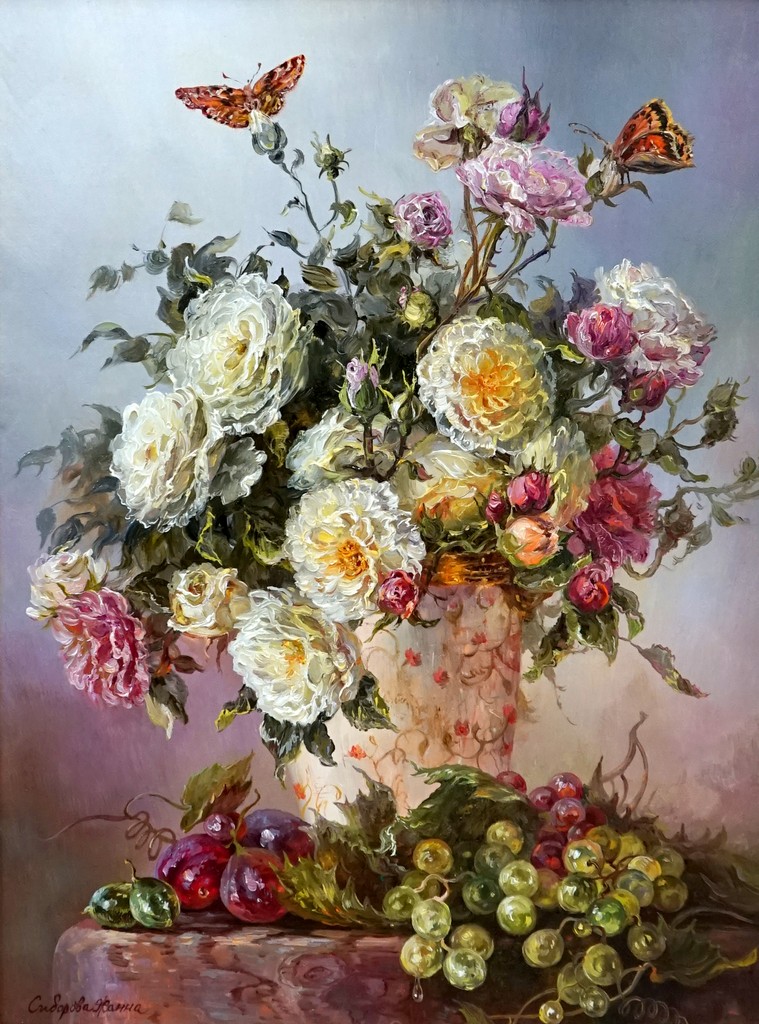 Bouquet, Zhanna Sidorova, Buy the painting Oil