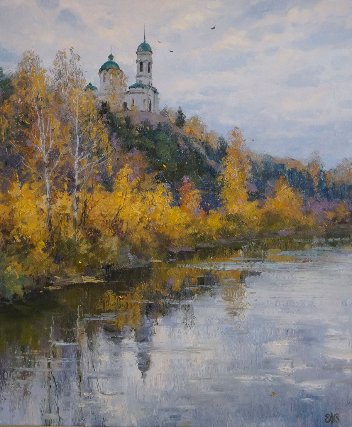Rezh. Church of St. John, Alexey Efremov, Buy the painting Oil