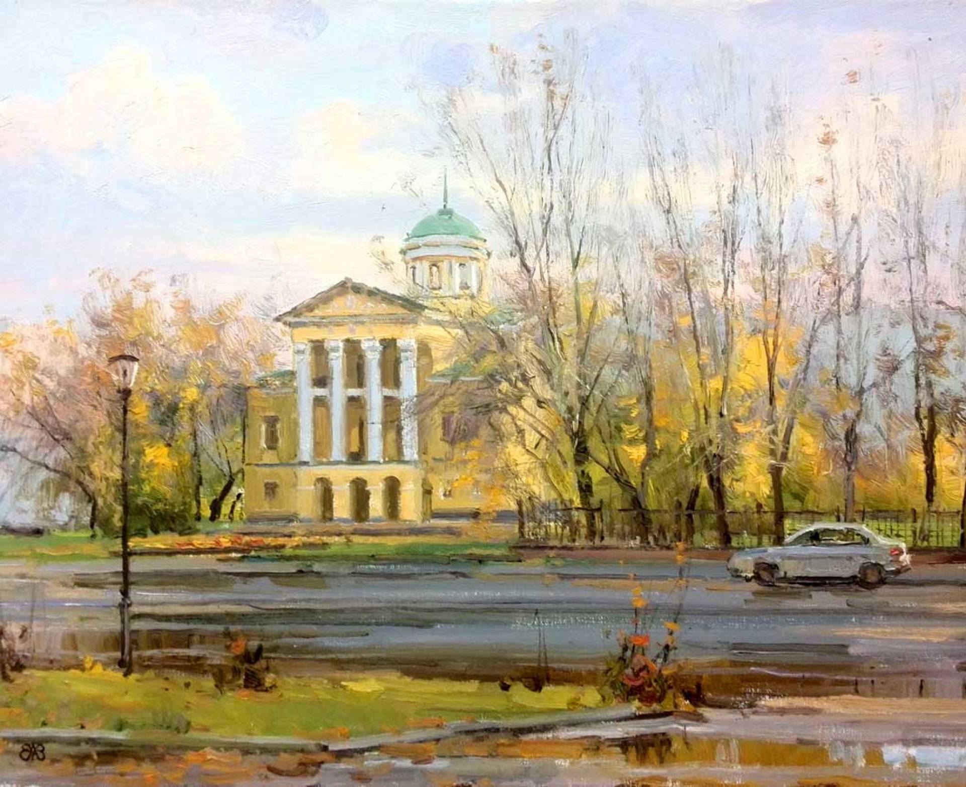 Malakhov`s House, Alexey Efremov, Buy the painting Oil