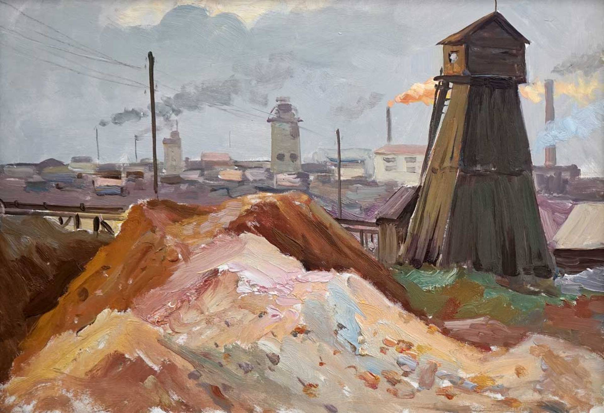 Tower - 1, Boris Glushkov, Buy the painting Oil