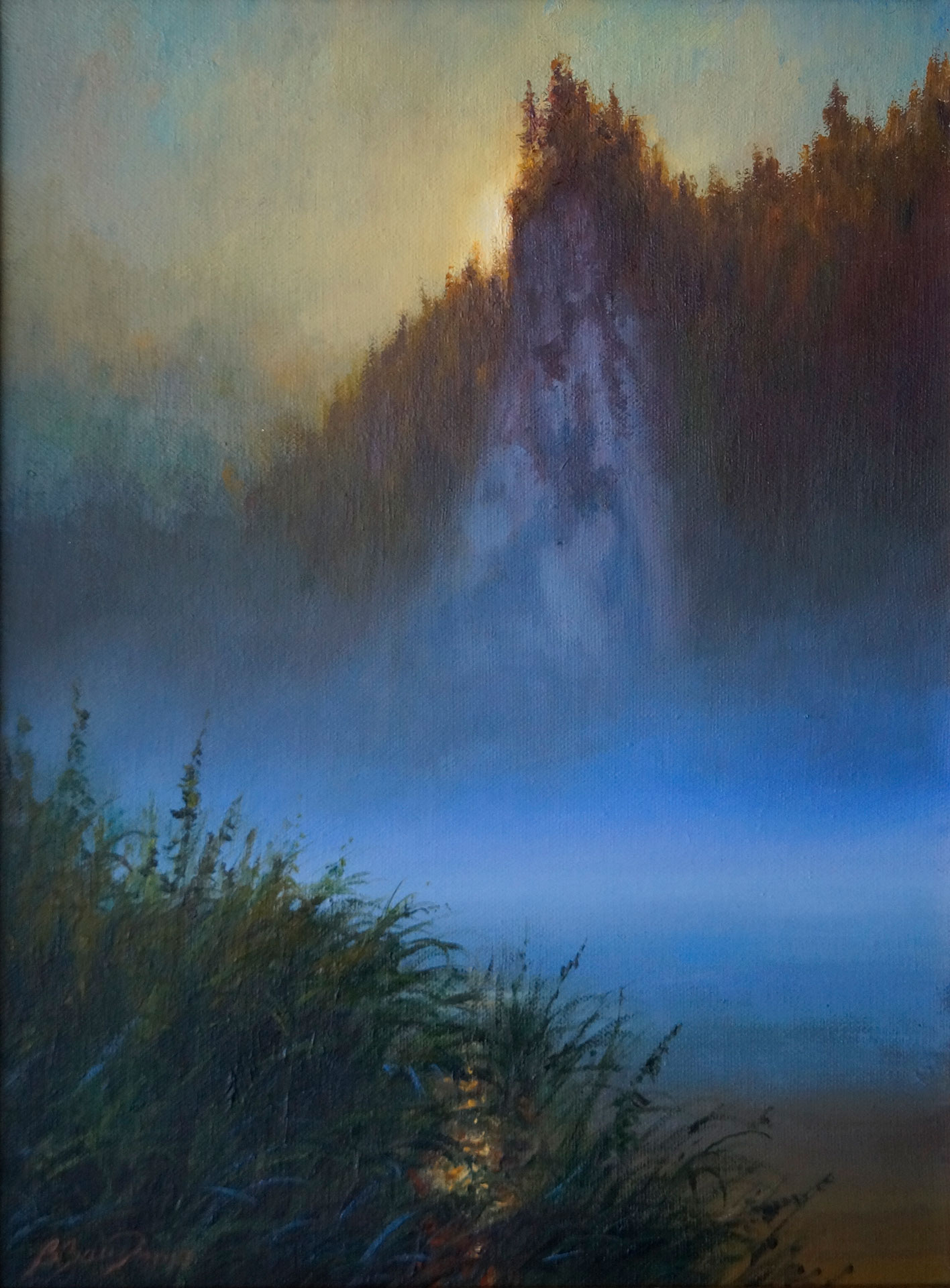In the Fog, Vadim Zainullin, Buy the painting Oil
