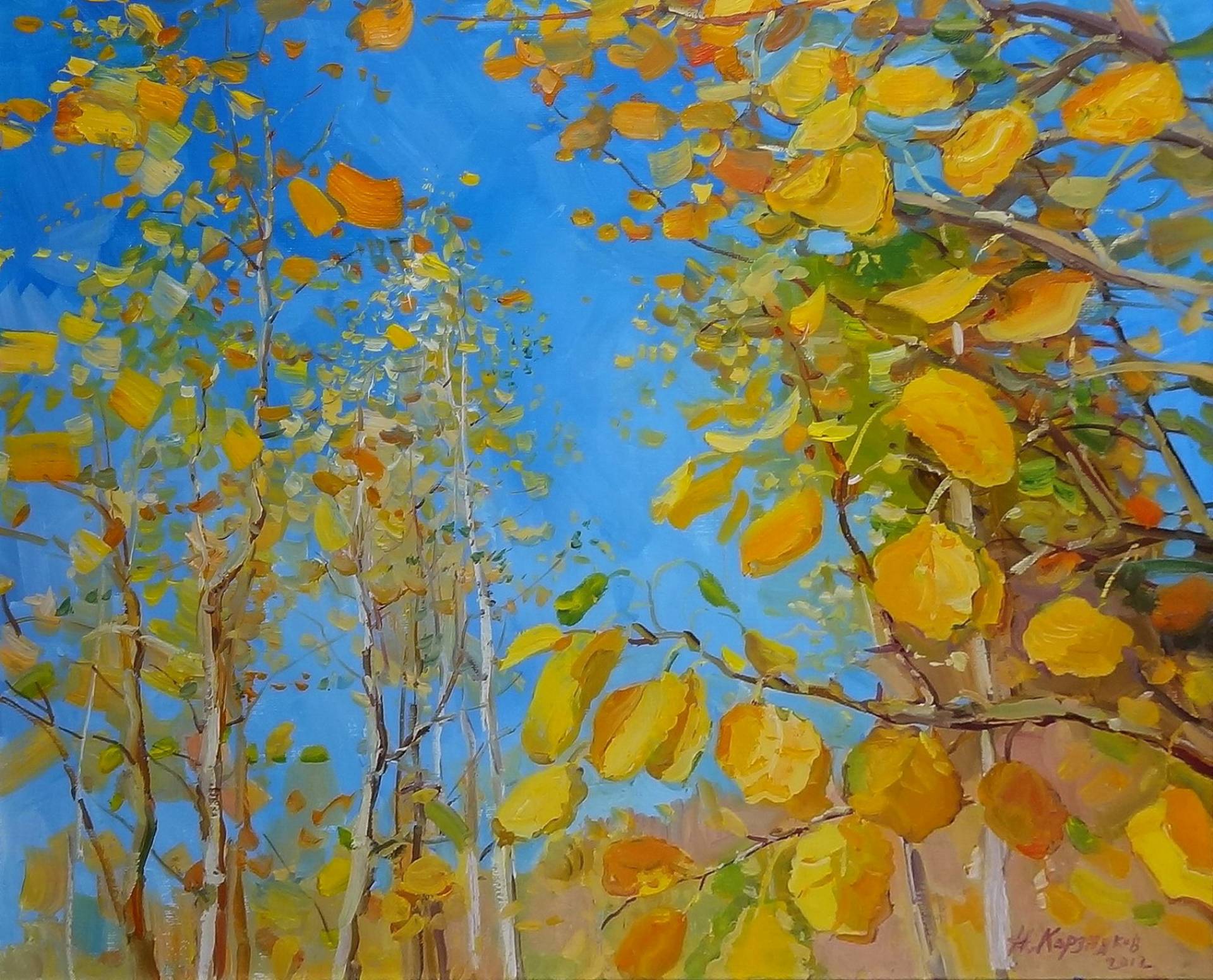 Autumn in Zenith - 1, Nikolay Korznyakov, Buy the painting Oil
