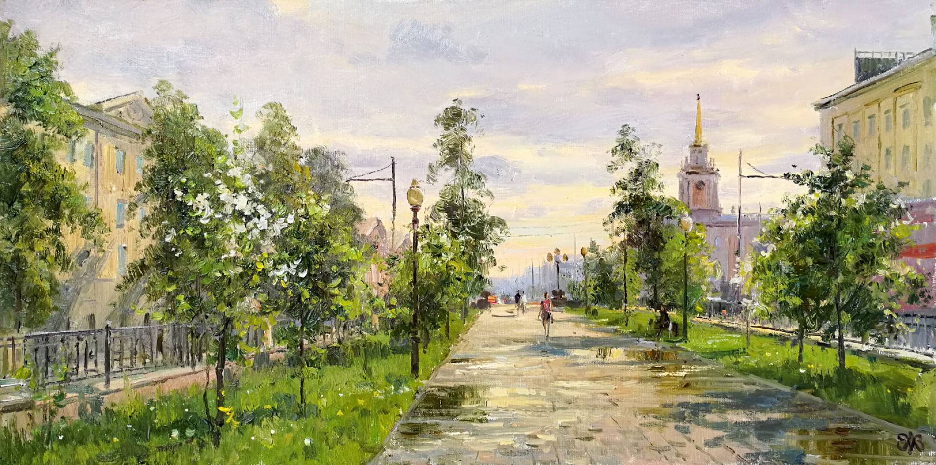 Main Avenue. May, Alexey Efremov, Buy the painting Oil