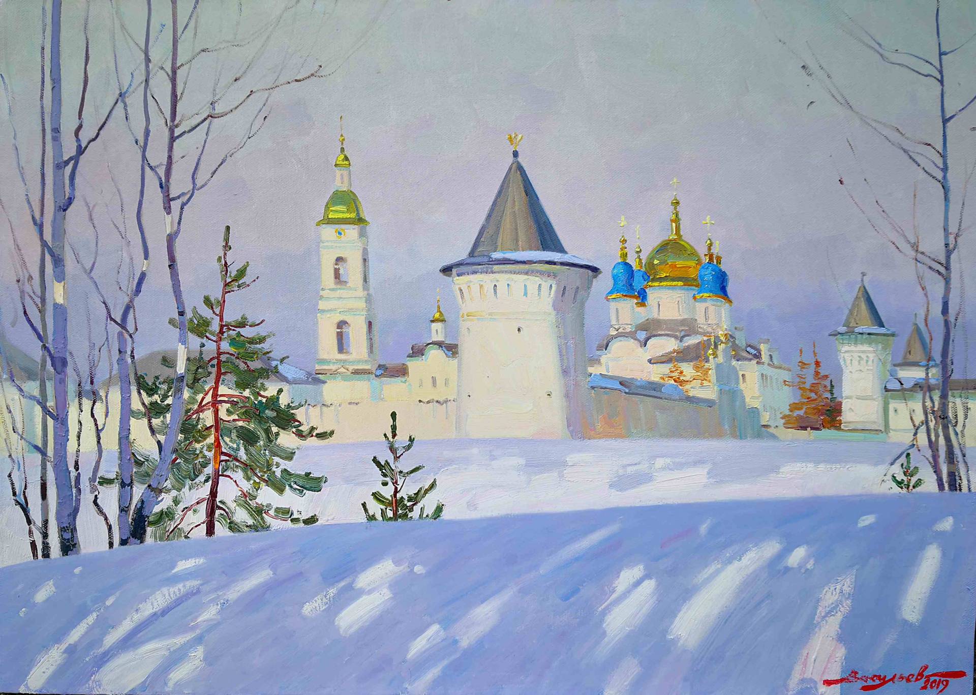 Siberian stronghold, Dmitry Vasiliev, Buy the painting Oil