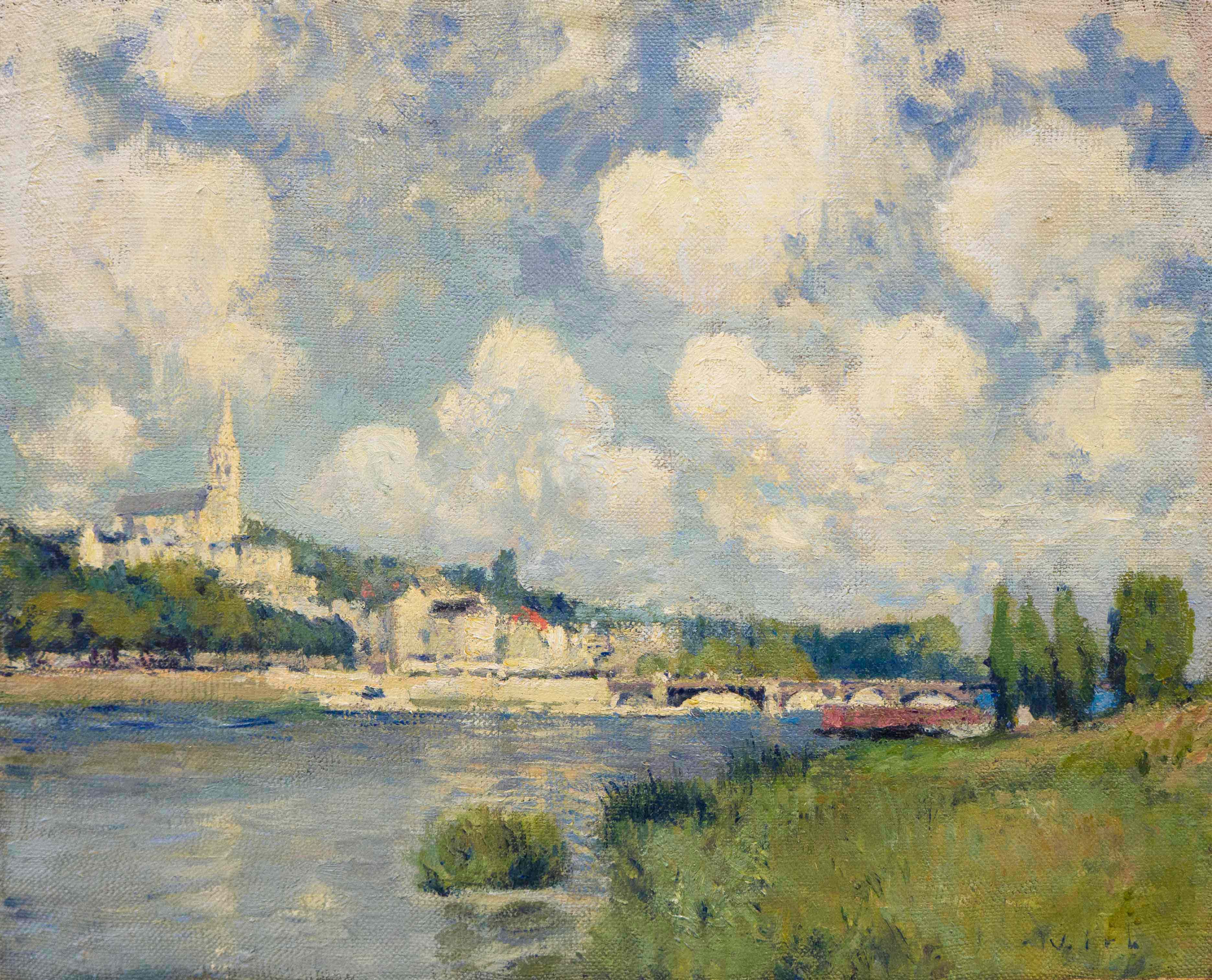 The River at Saint Cloud - 1, Vladimir Kirillov, Buy the painting Oil