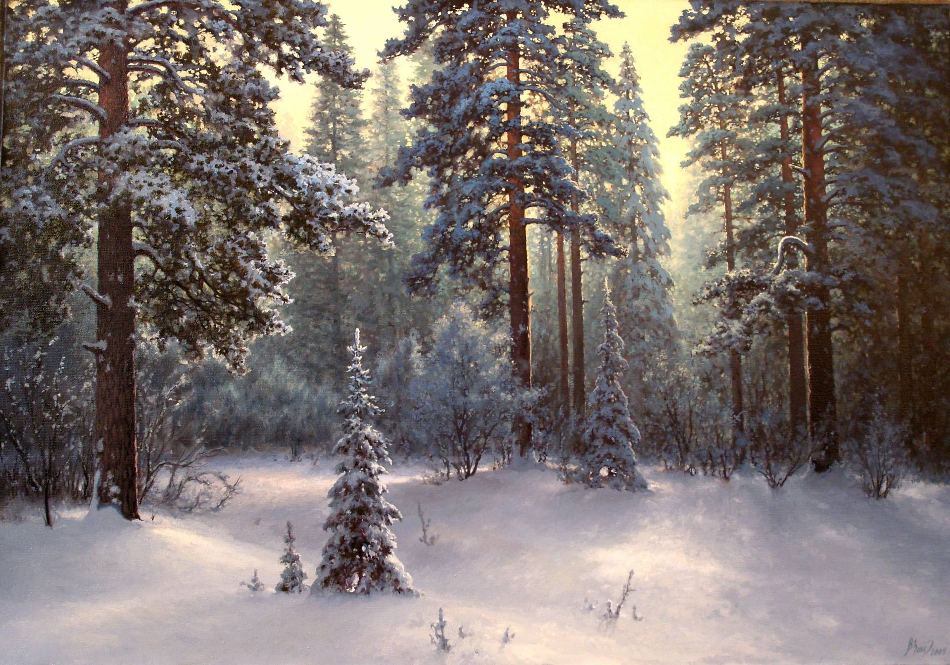 Winter Fairy, Vadim Zainullin, Buy the painting Oil