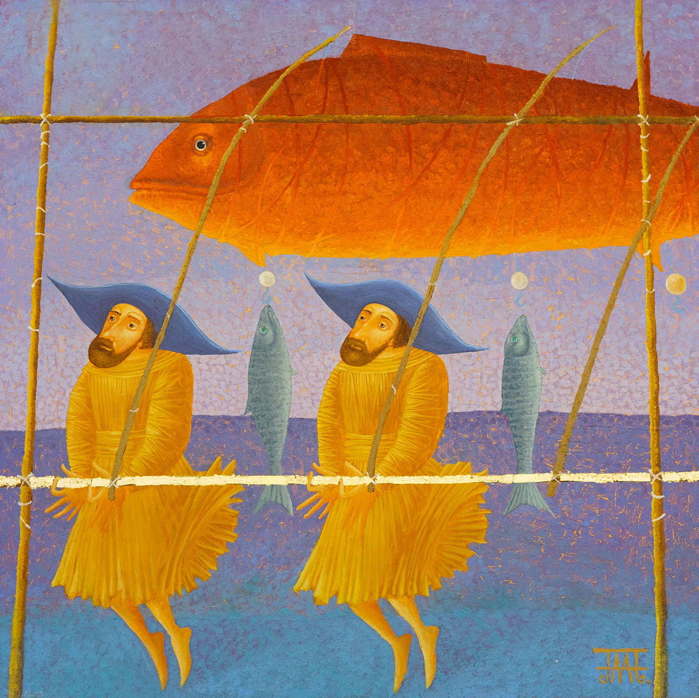 Fishermen (2), Alla Lipatova, Buy the painting Oil