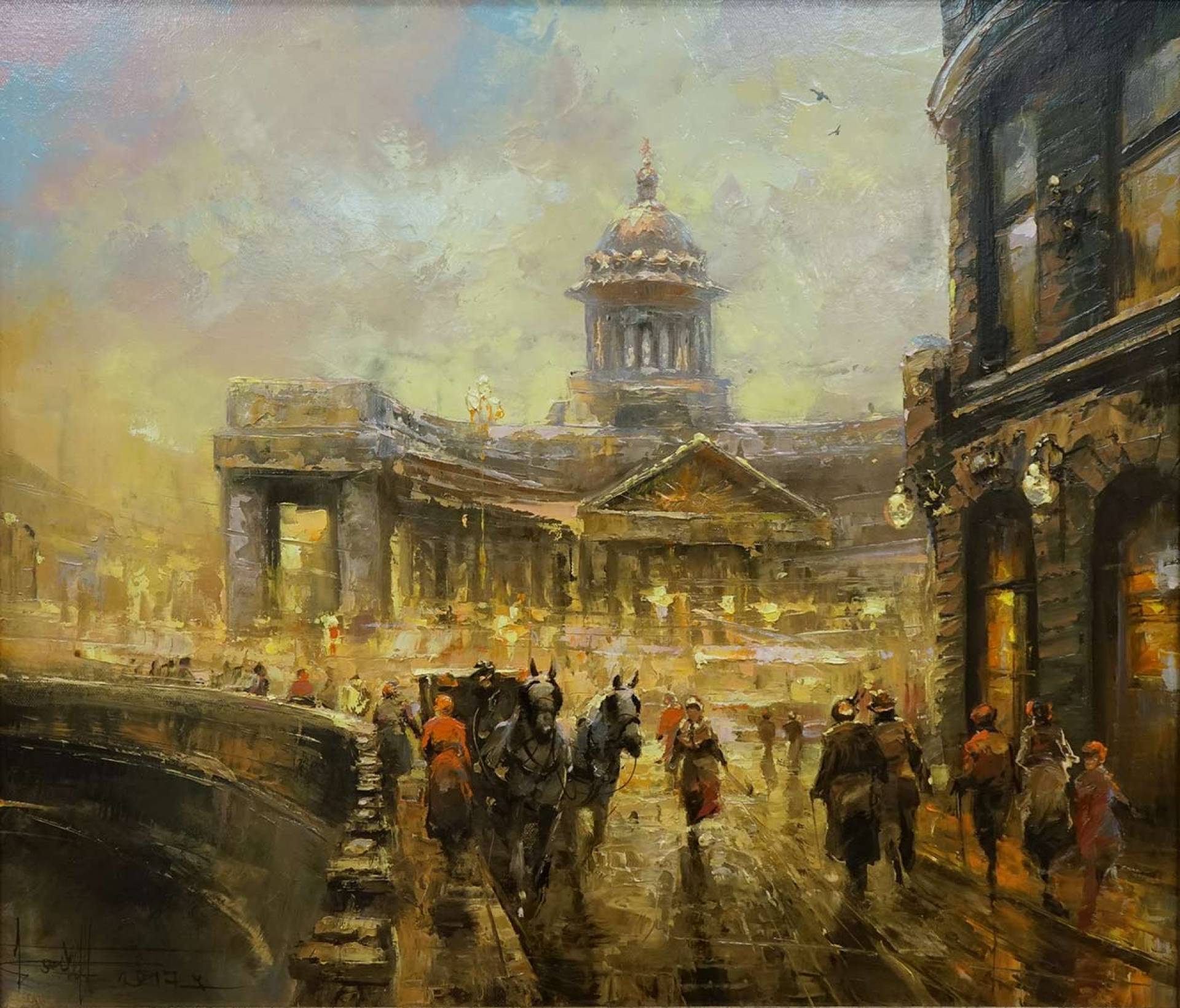 Kazan Cathedral - 1, Dmitry Balakhonov, Buy the painting Oil