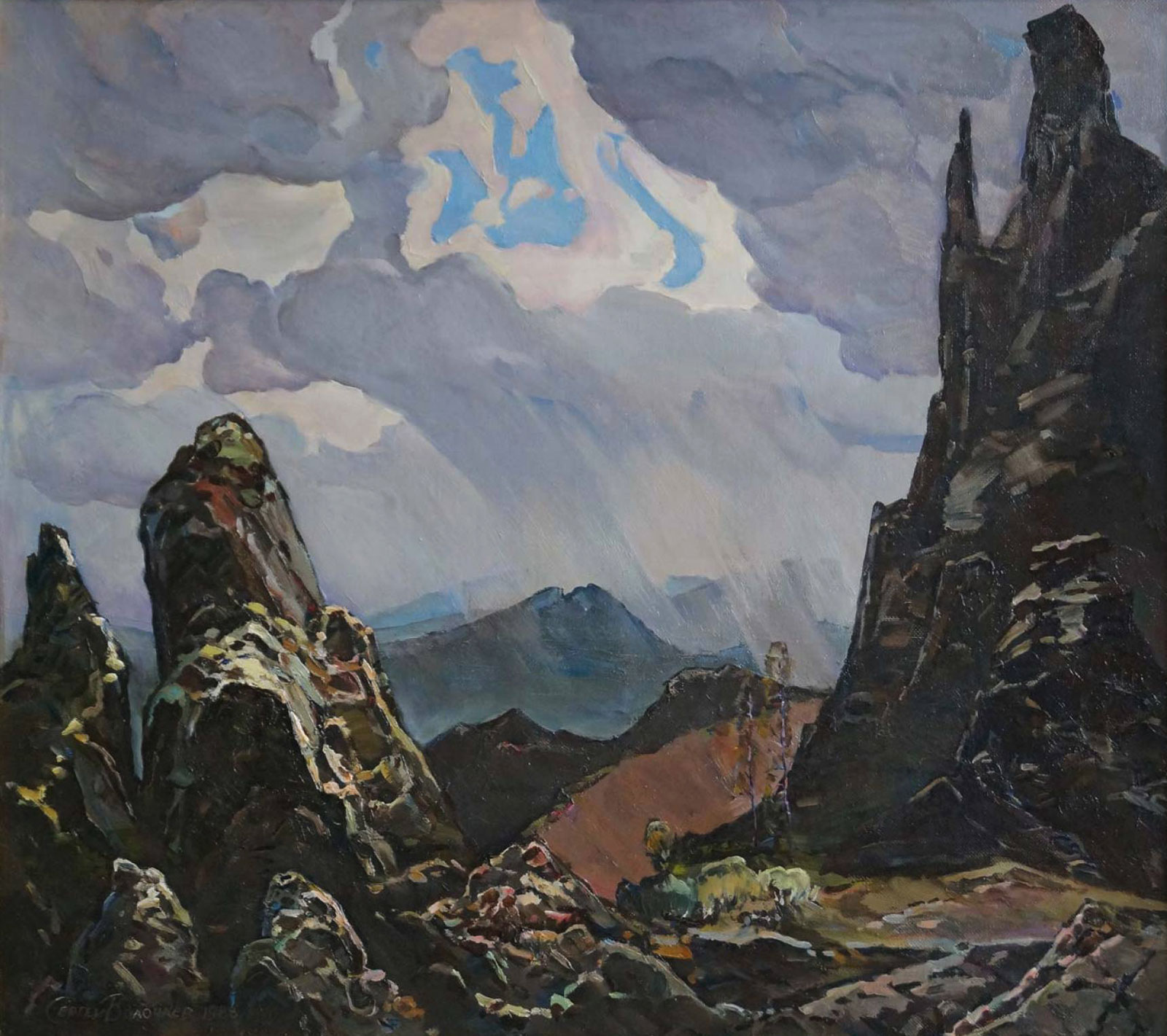 Northern Ural, Sergei Volochaev, Buy the painting Oil