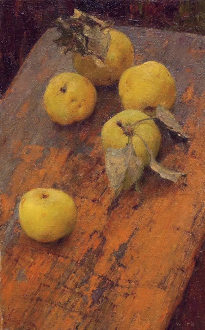 Yellow apples, Vladimir Kirillov, Buy the painting Oil